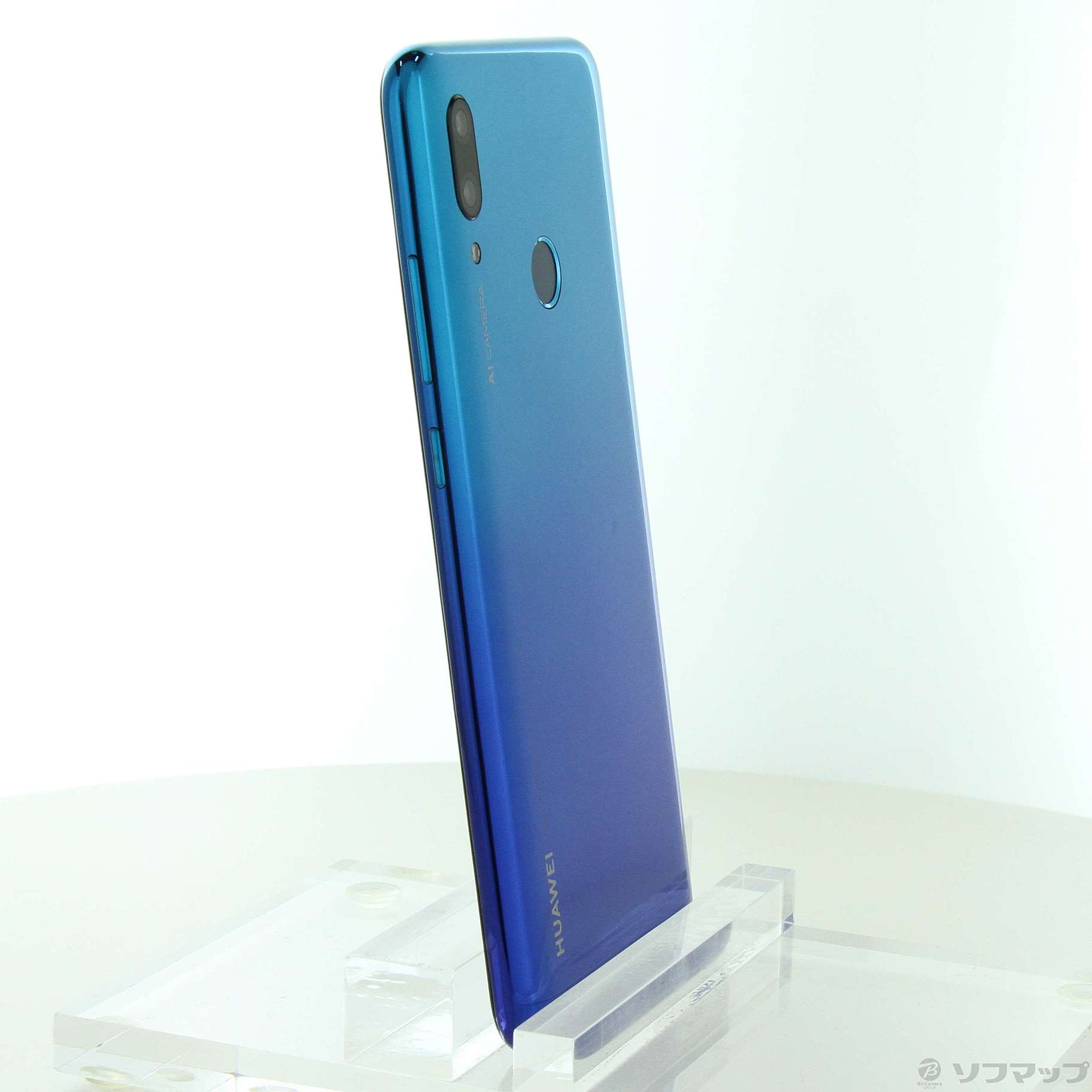 中古】HUAWEI nova lite3 32GB オーロラブルー POT-LX2J SIMフリー