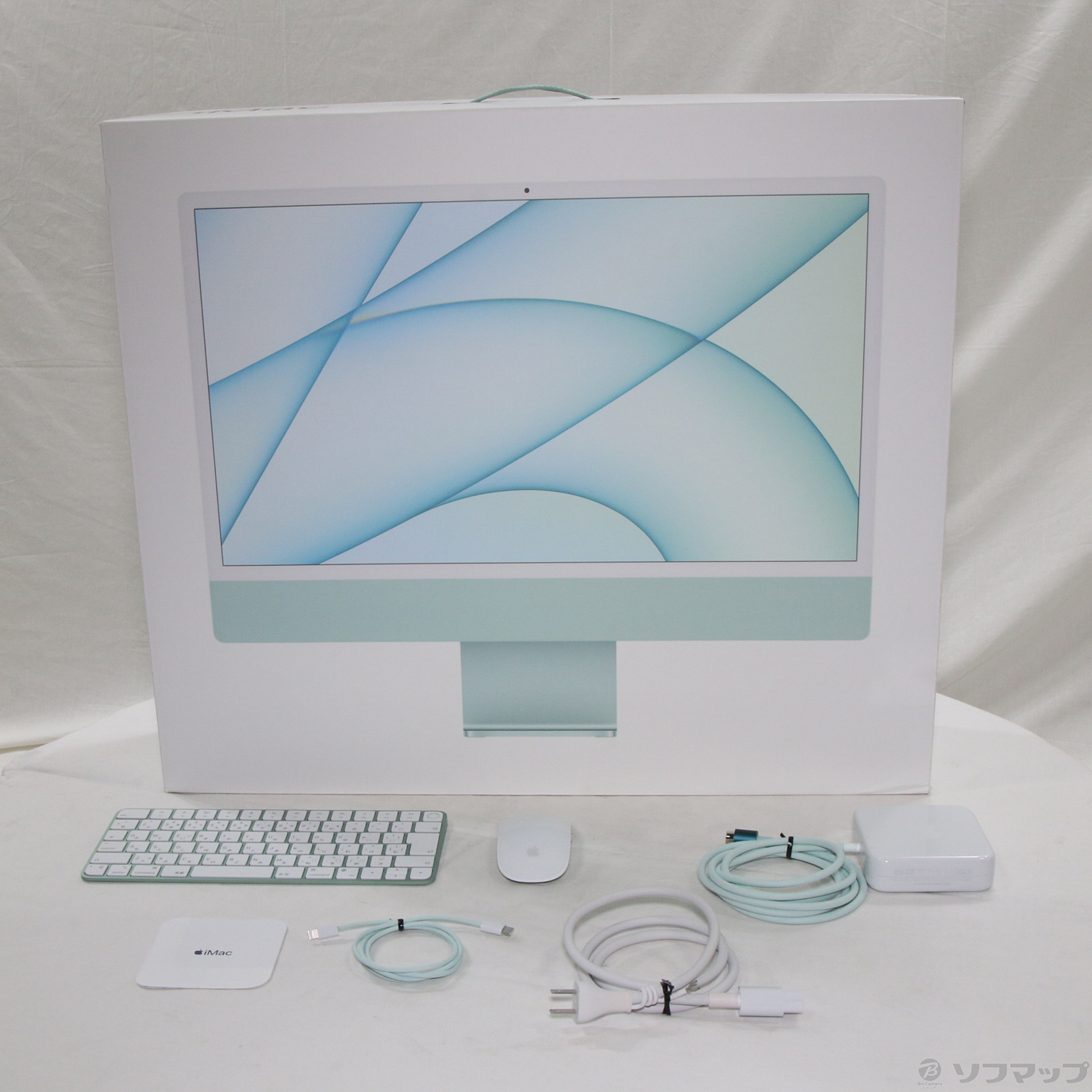 中古】iMac 24-inch Mid 2021 MGPH3J／A Apple M1 8コアCPU_8コアGPU