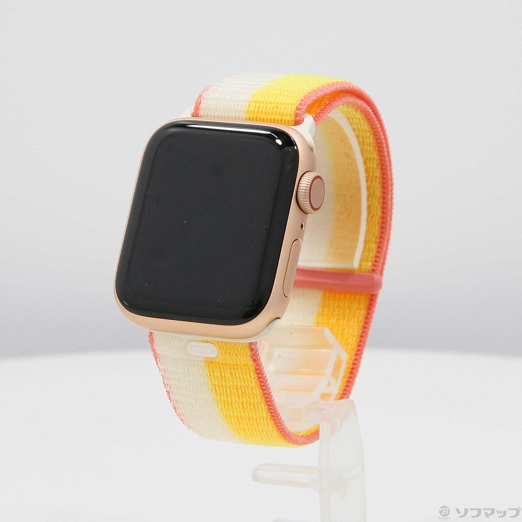【中古】〔展示品〕 Apple Watch SE 第1世代 GPS + Cellular 40mm ゴールドアルミニウムケース メイズ