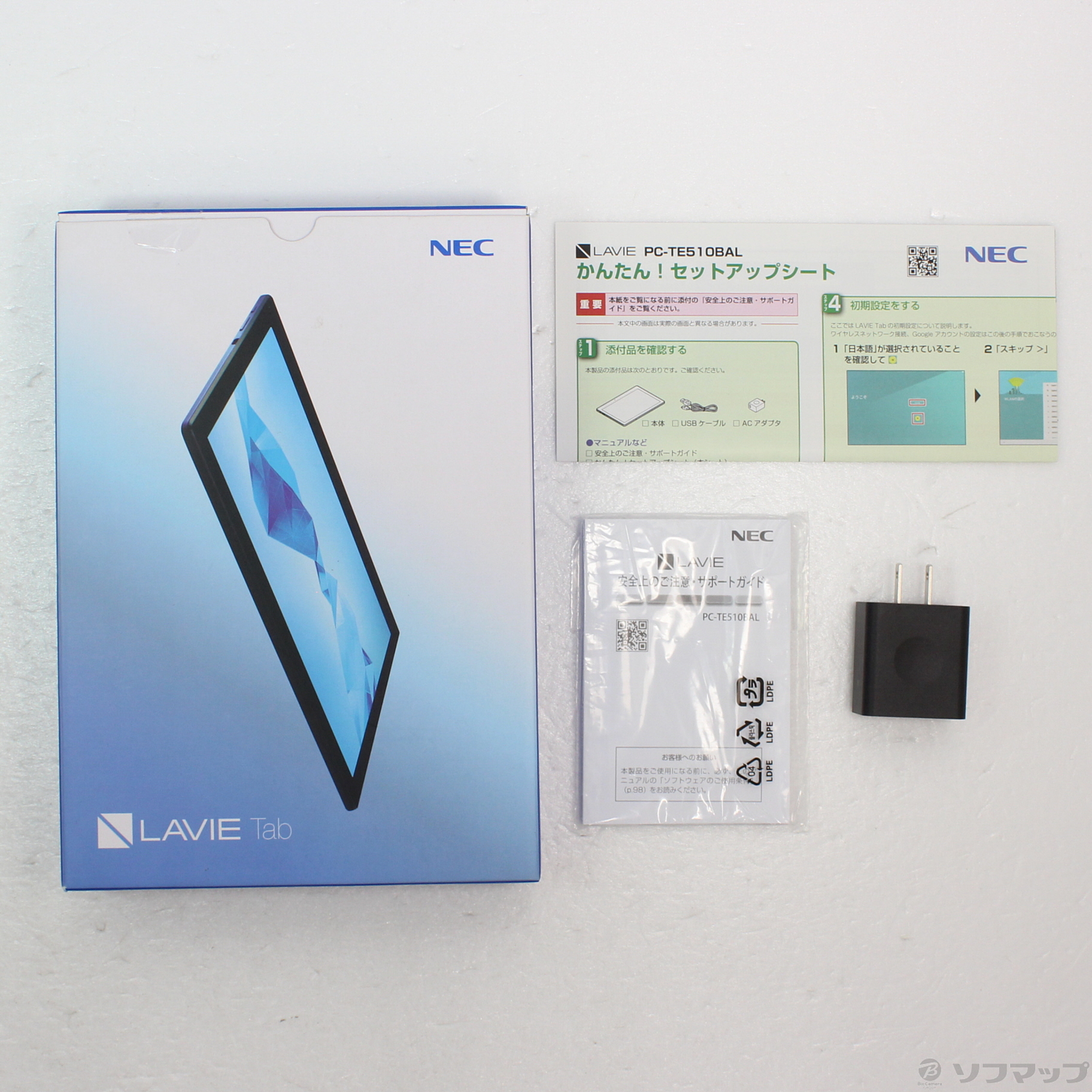 中古】LaVie Tab E TE510／BAL 16GB ネイビーブルー PC-TE510BAL Wi-Fi [2133041999229] -  法人専用リコレ！|ソフマップの法人専用中古通販サイト