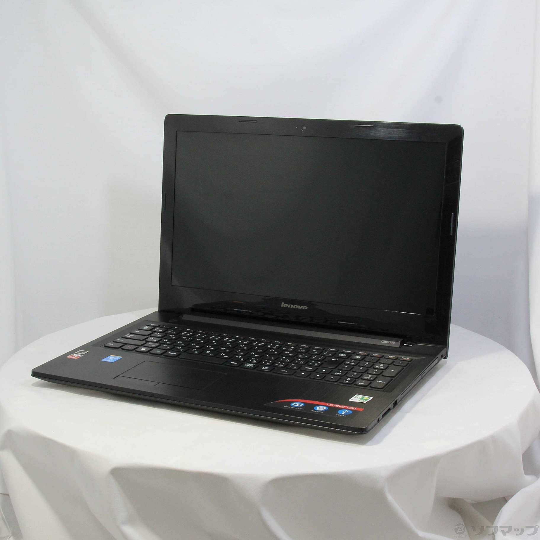 中古】格安安心パソコン Lenovo G50 80E502JUJP エボニー 〔Windows 10
