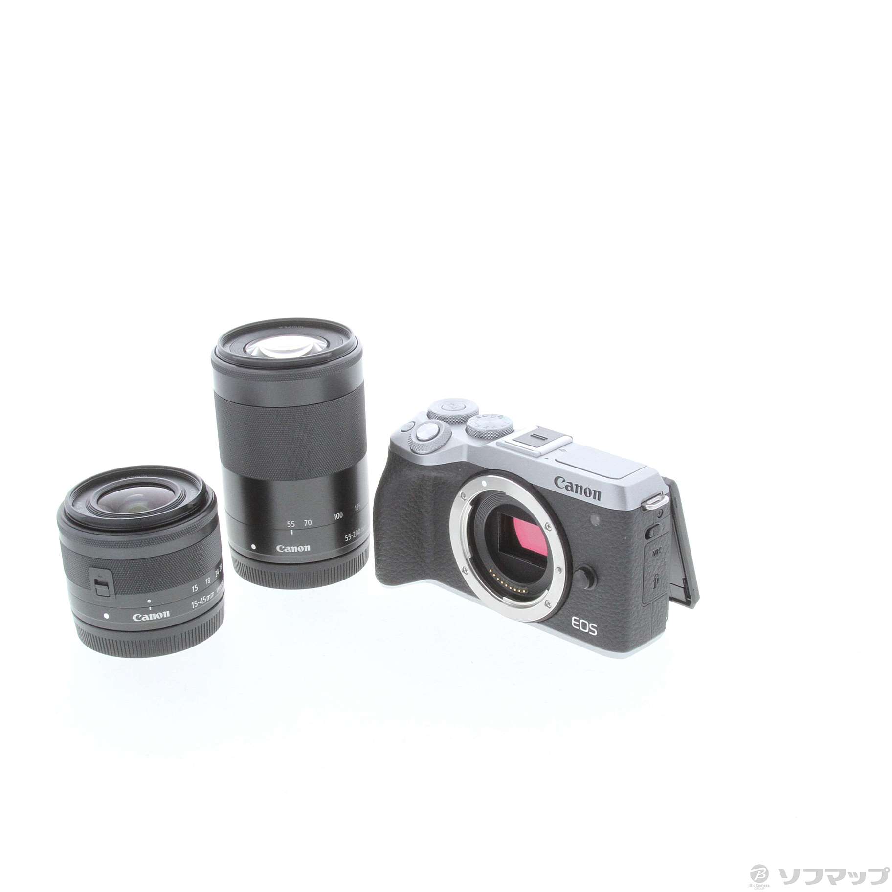 中古】EOS M6 Mark II ダブルズームキット シルバー ◇11/13(日)値下げ ...