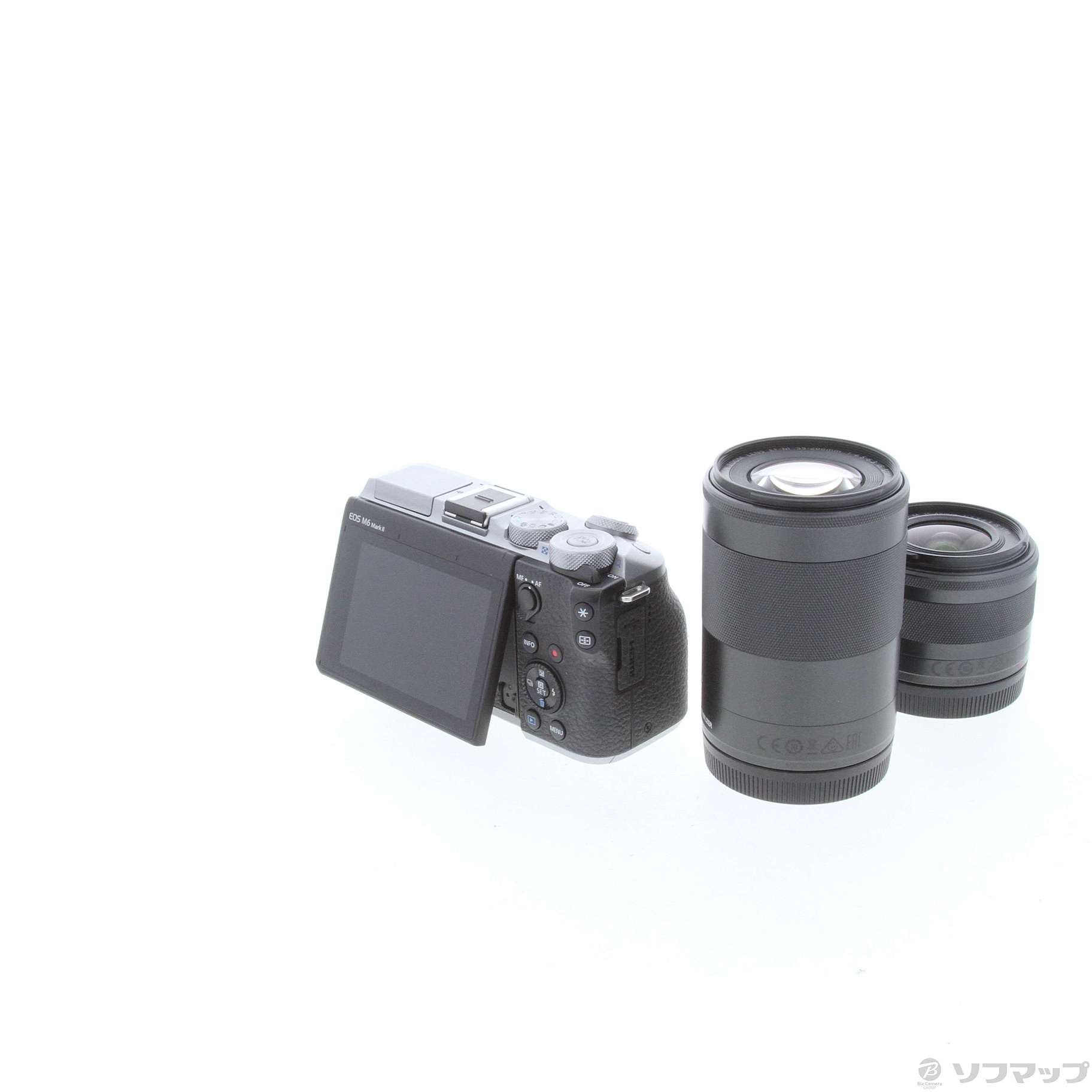 中古】EOS M6 Mark II ダブルズームキット シルバー ◇11/13(日)値下げ 