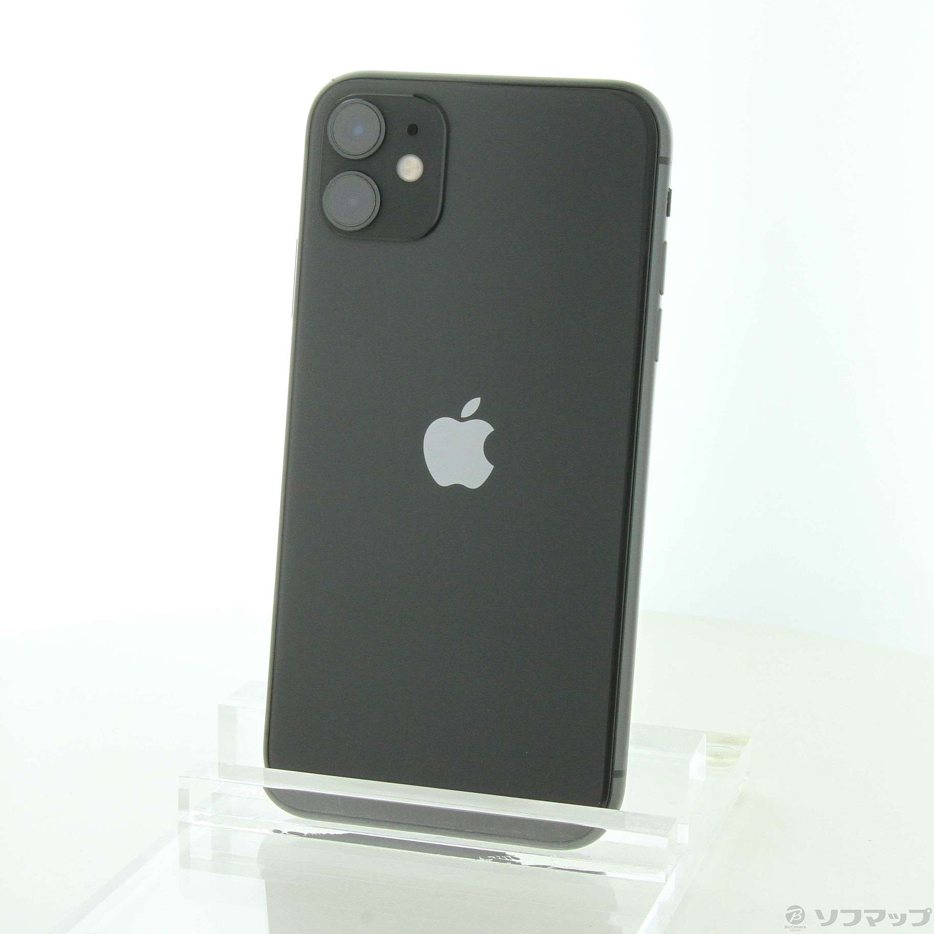 中古】iPhone11 64GB ブラック MWLT2J／A SIMフリー [2133042011678