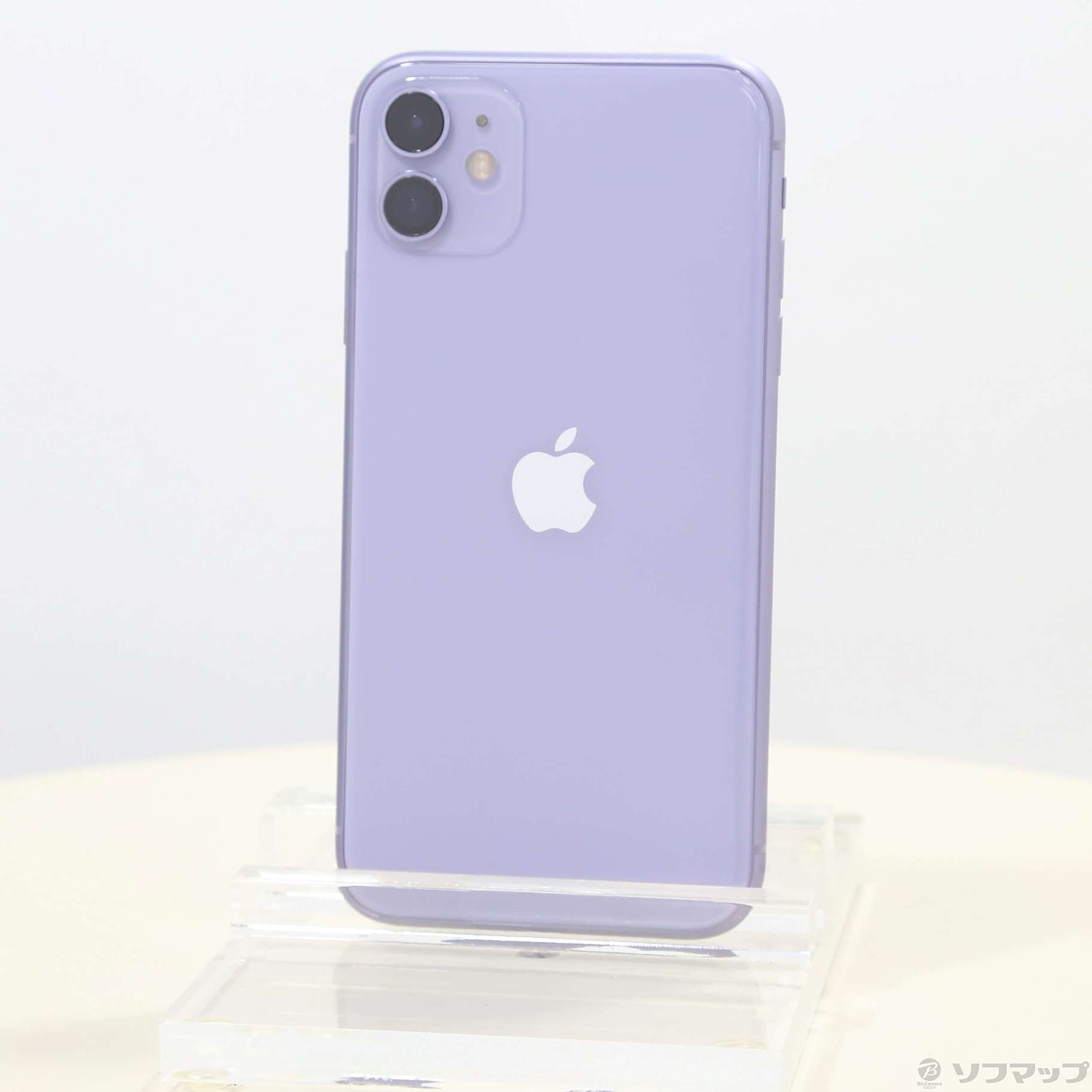 cocominiPhone11 64GBパープルMWLX2J/A SIMフリー画面レンズ保護付