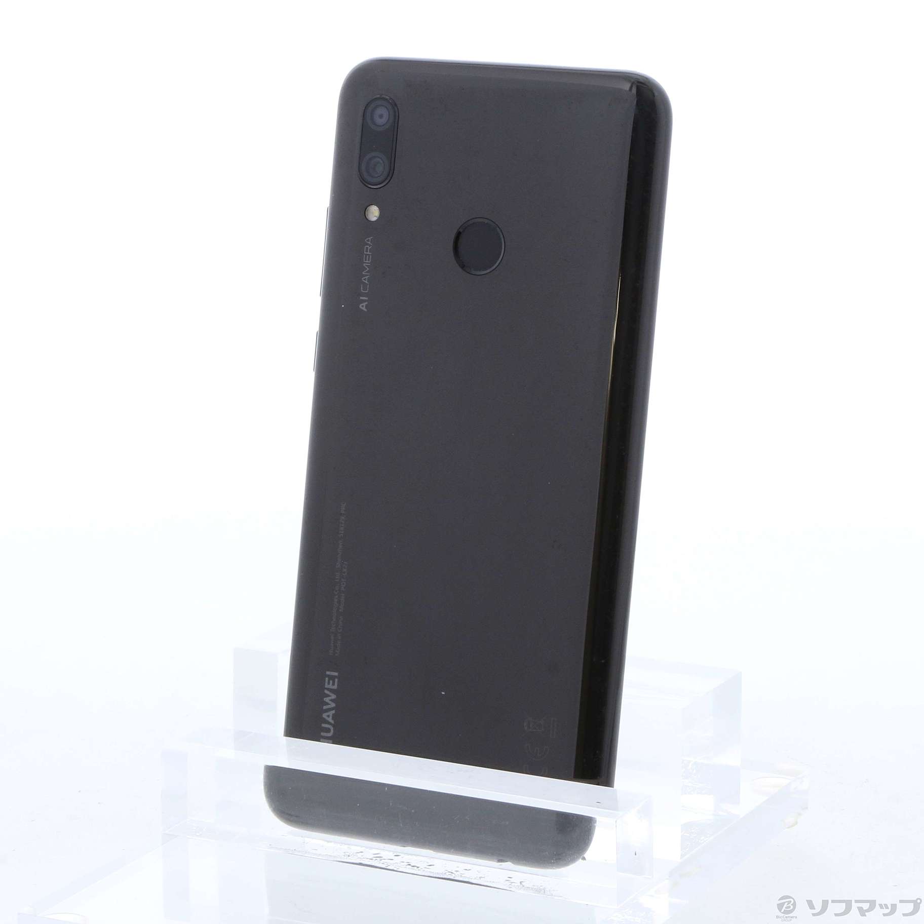 中古】HUAWEI nova lite3 32GB ミッドナイトブラック POT-LX2J SIM