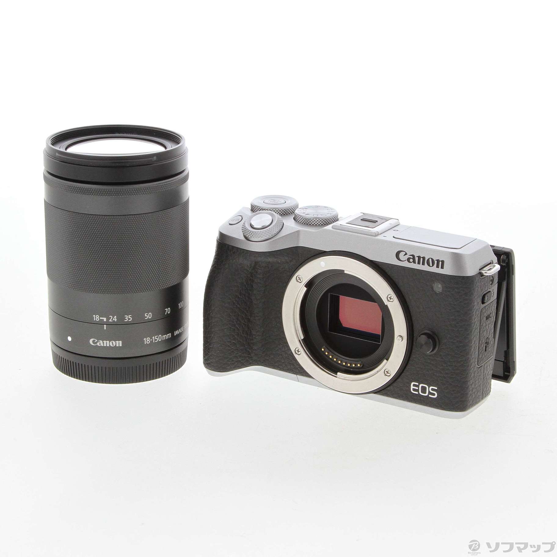 〔展示品〕 EOS M MarkII EF-M18-150 IS STM EVFキット (シルバー)