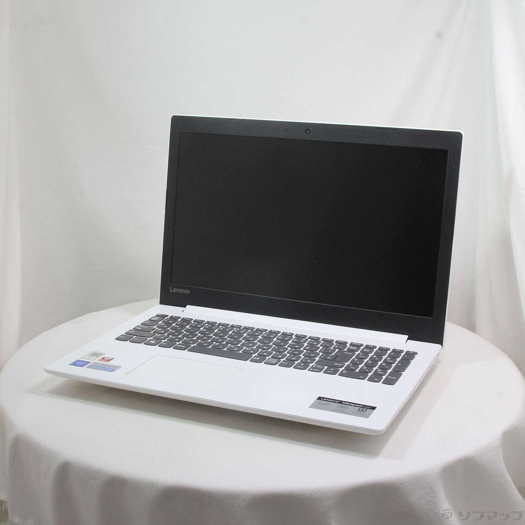 (中古)Lenovo ideapad 330 81DE02NMJP ブリザードホワイト (Windows 10)(269-ud)