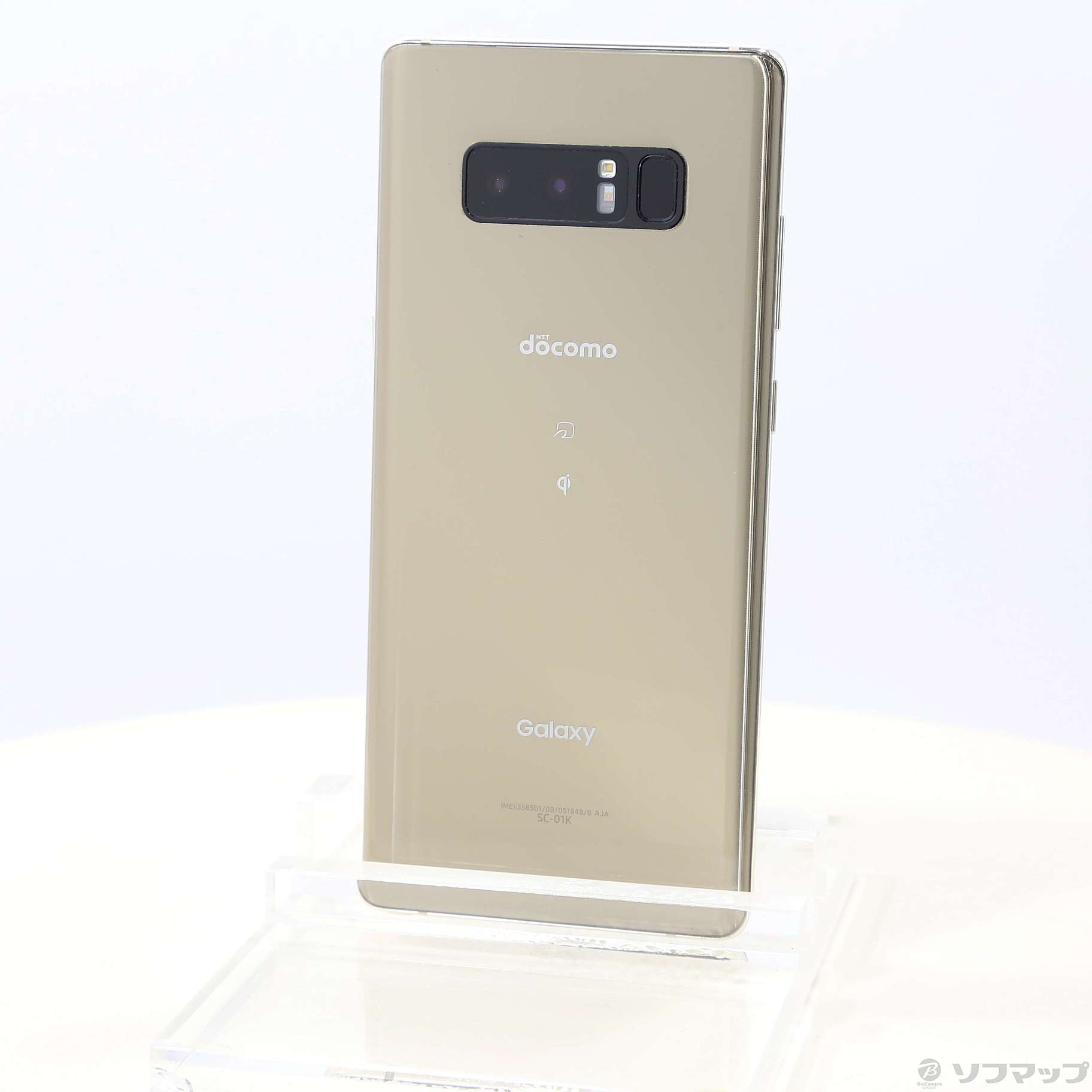 Galaxy Note 8 SCV37 ゴールド 白ロム SIMロック解除済み - 携帯電話本体