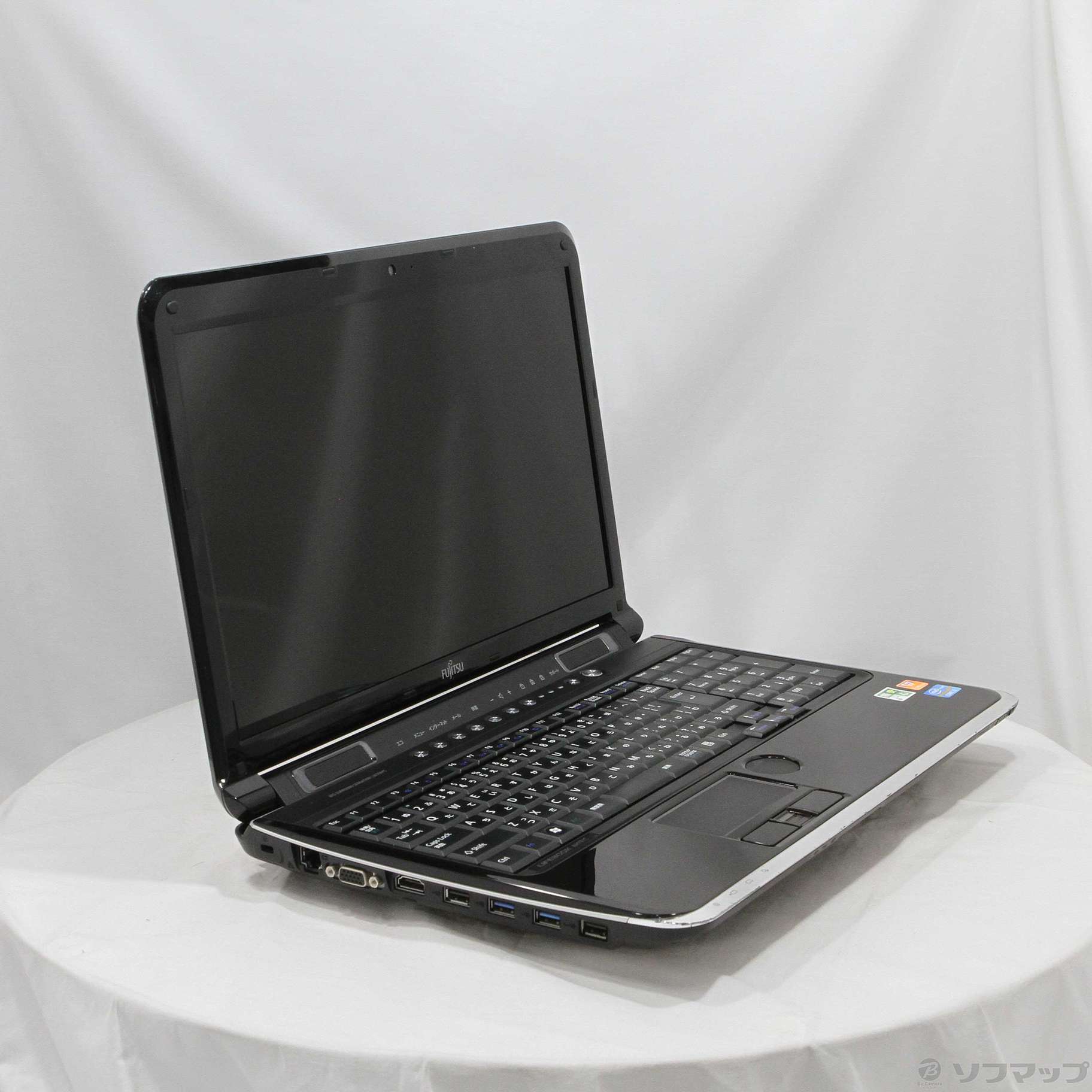 格安安心パソコン LIFEBOOK AH77／C FMVA77CB ビターブラック