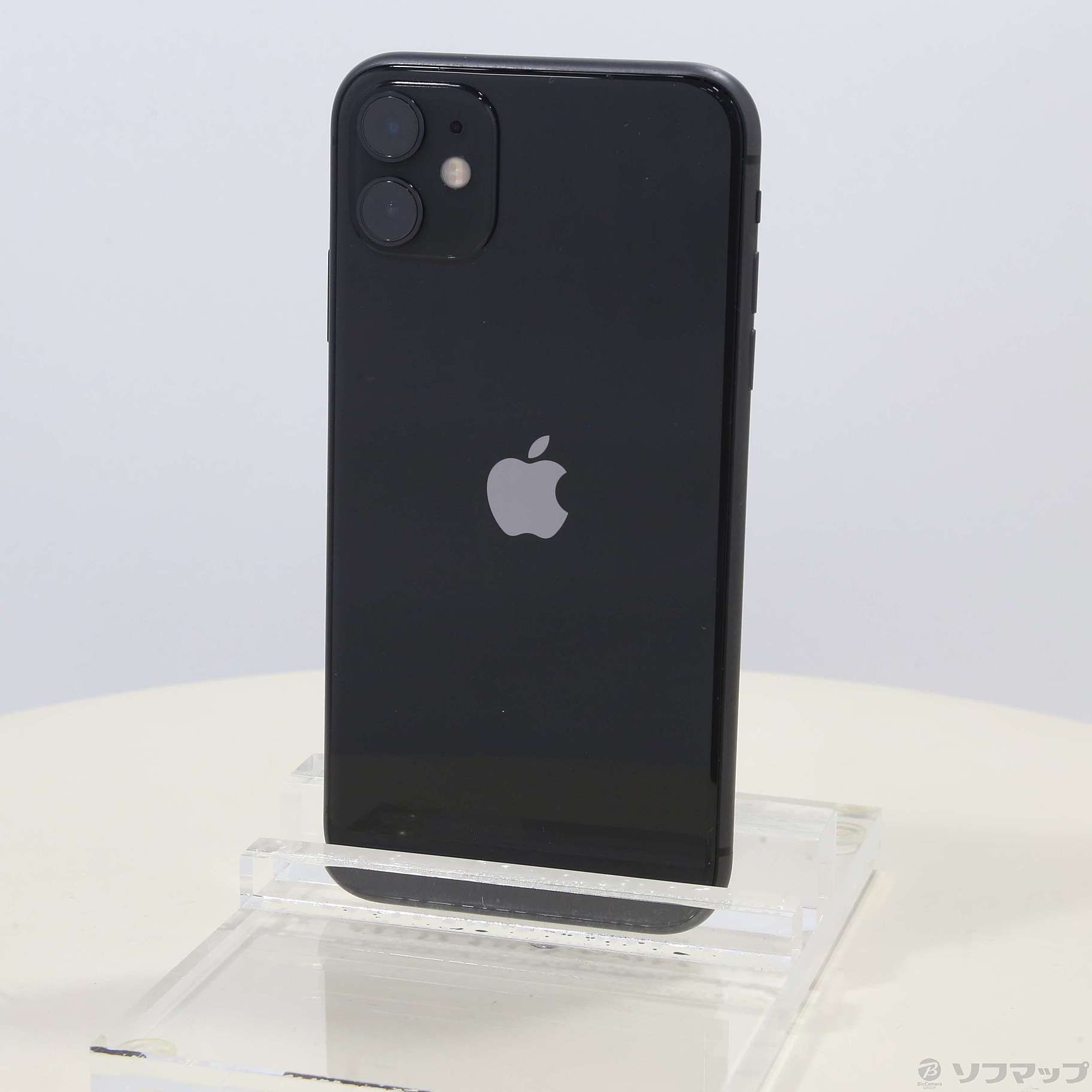 中古】iPhone11 64GB ブラック MWLT2J／A SoftBank [2133042130980 