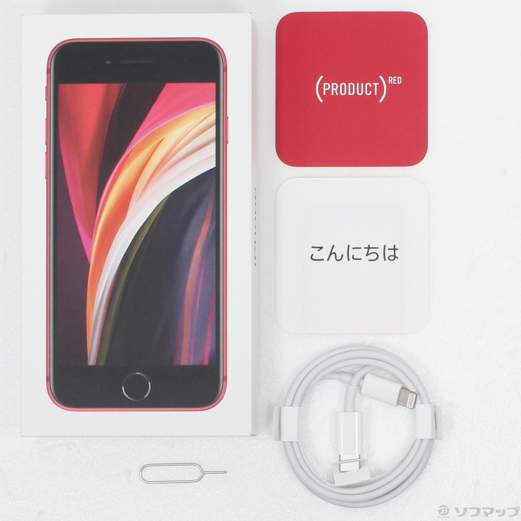 中古】セール対象品 iPhone SE 第2世代 64GB プロダクトレッド MHGR3J 