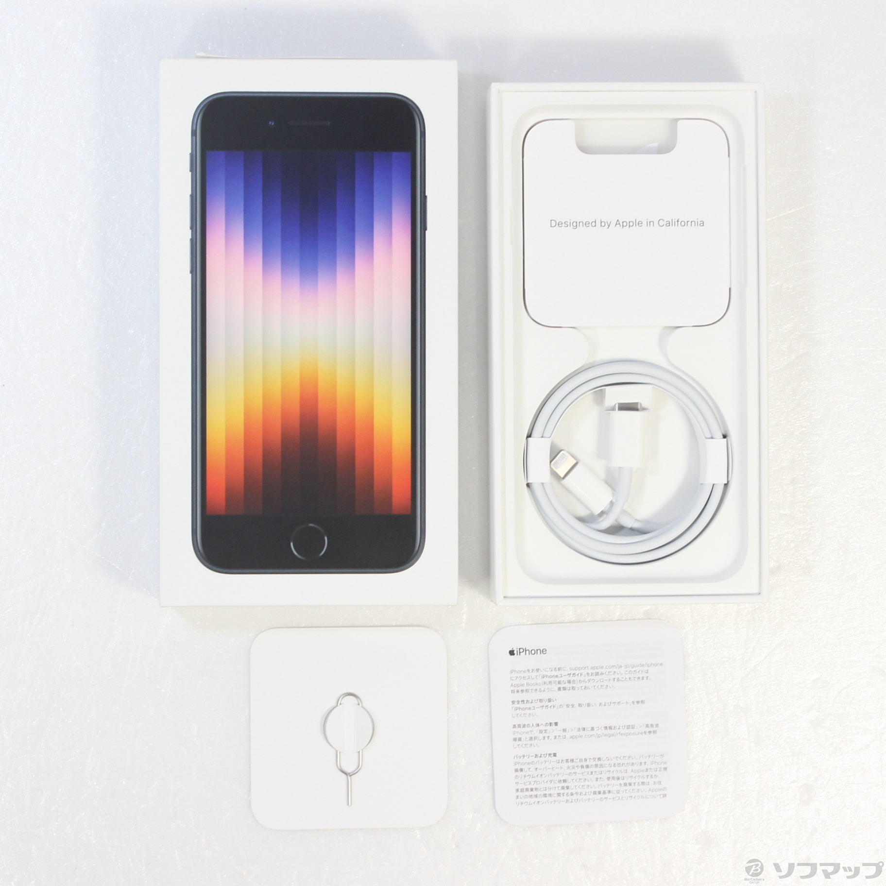 中古】iPhone SE 第3世代 64GB ミッドナイト MMYC3J／A SIMフリー ◇09