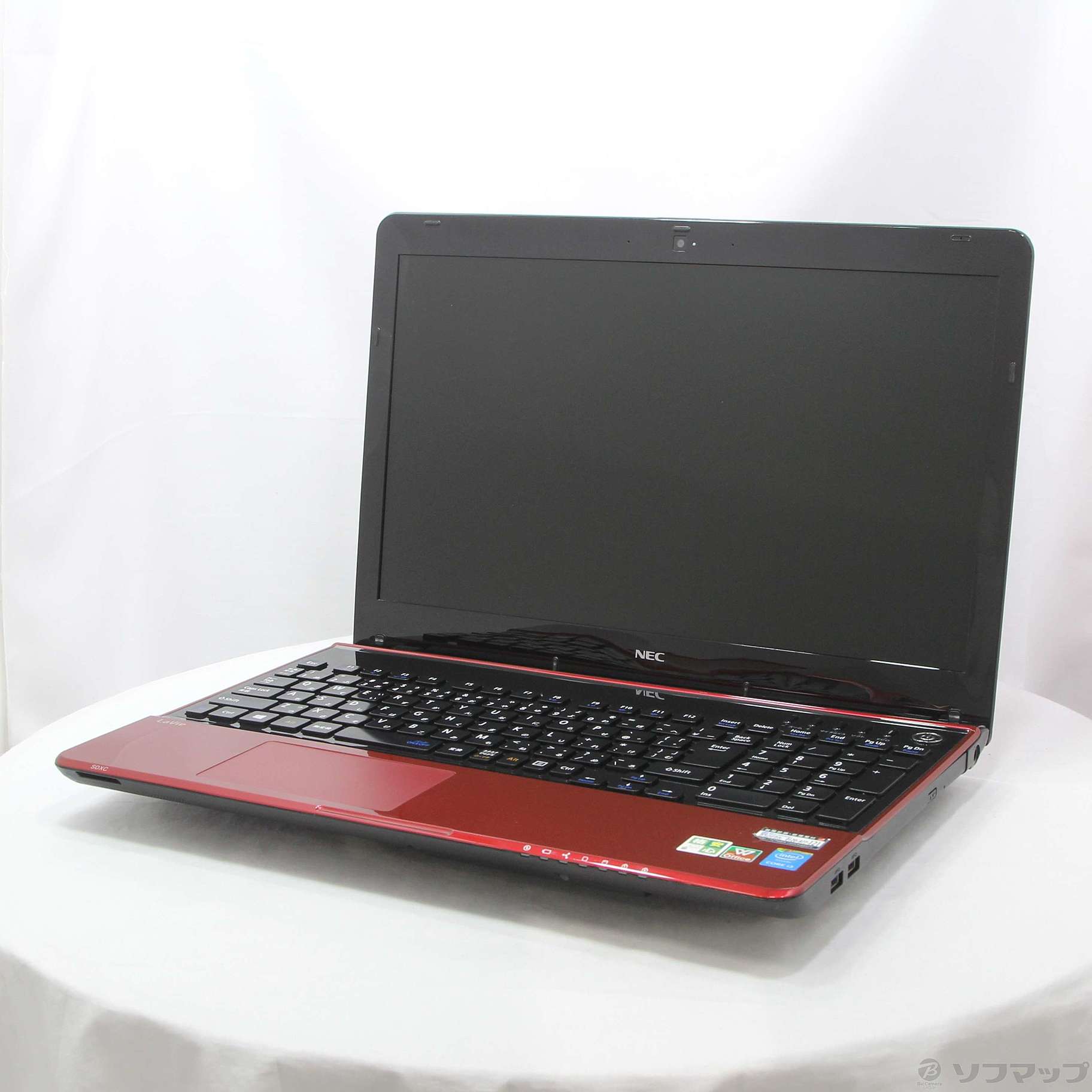 中古】格安安心パソコン LaVie S PC-LS350TSR ルミナスレッド 