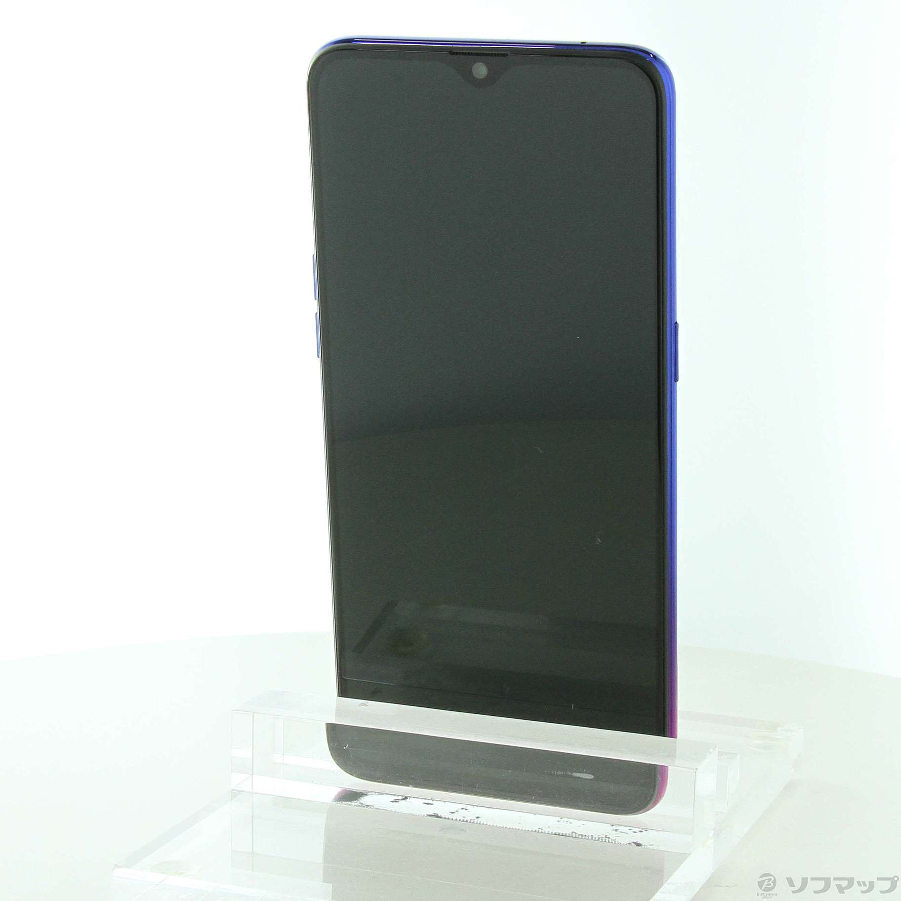 中古】OPPO R17 Neo 128GB ブルー CPH1893 UQ mobile