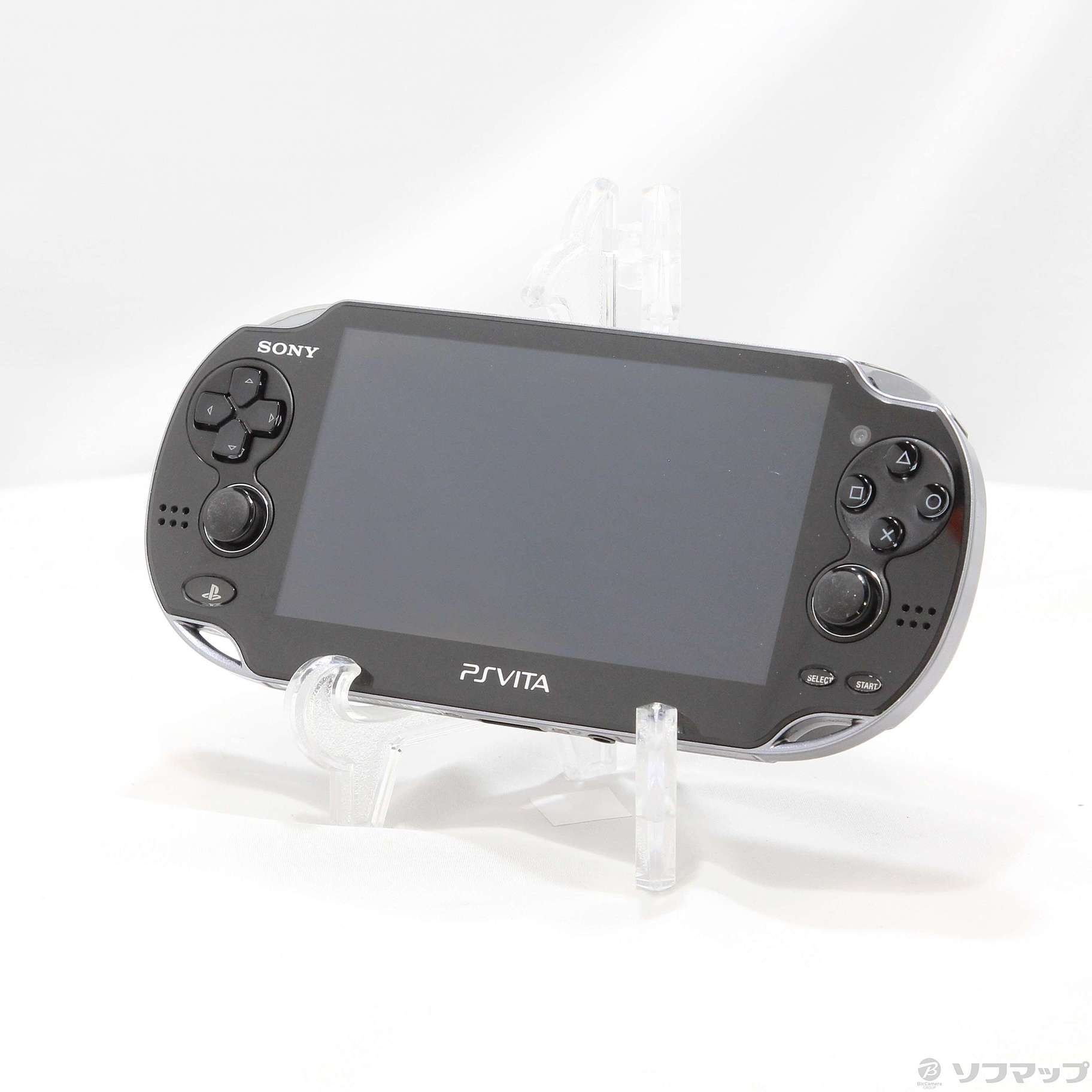 中古】PlayStation Vita 3G／WI-FIモデル クリスタルブラック PCH