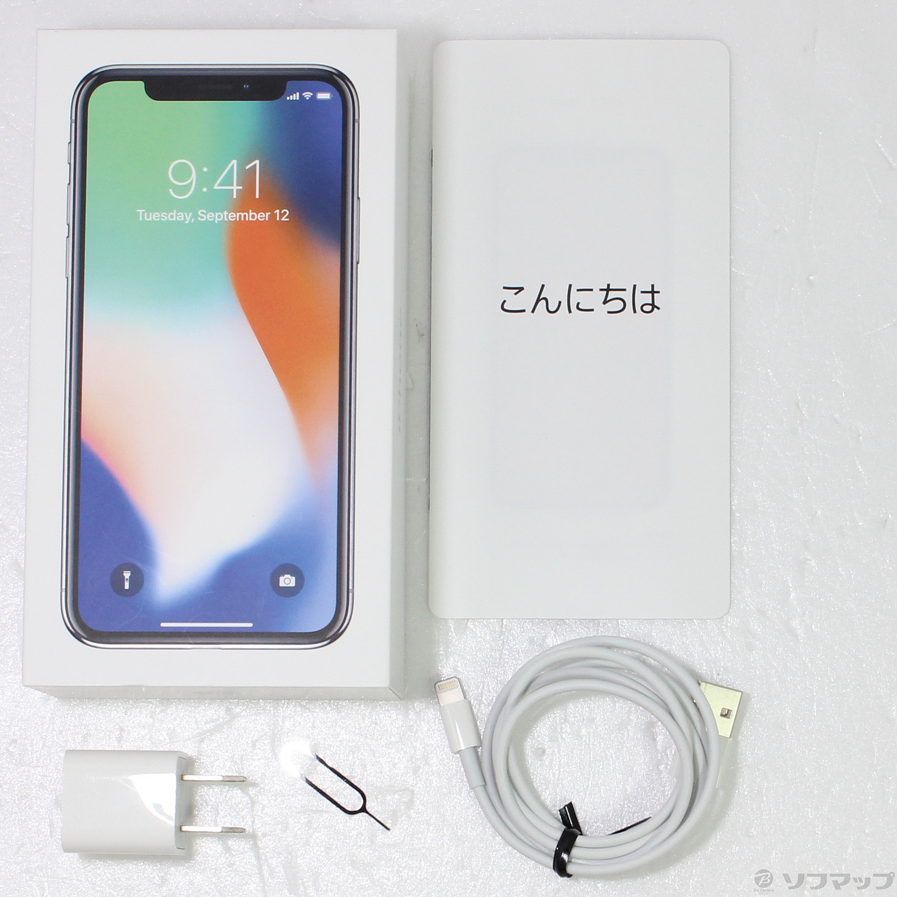 中古】iPhoneX 256GB シルバー MQC22J／A SIMフリー ◇09/12(月)値下げ