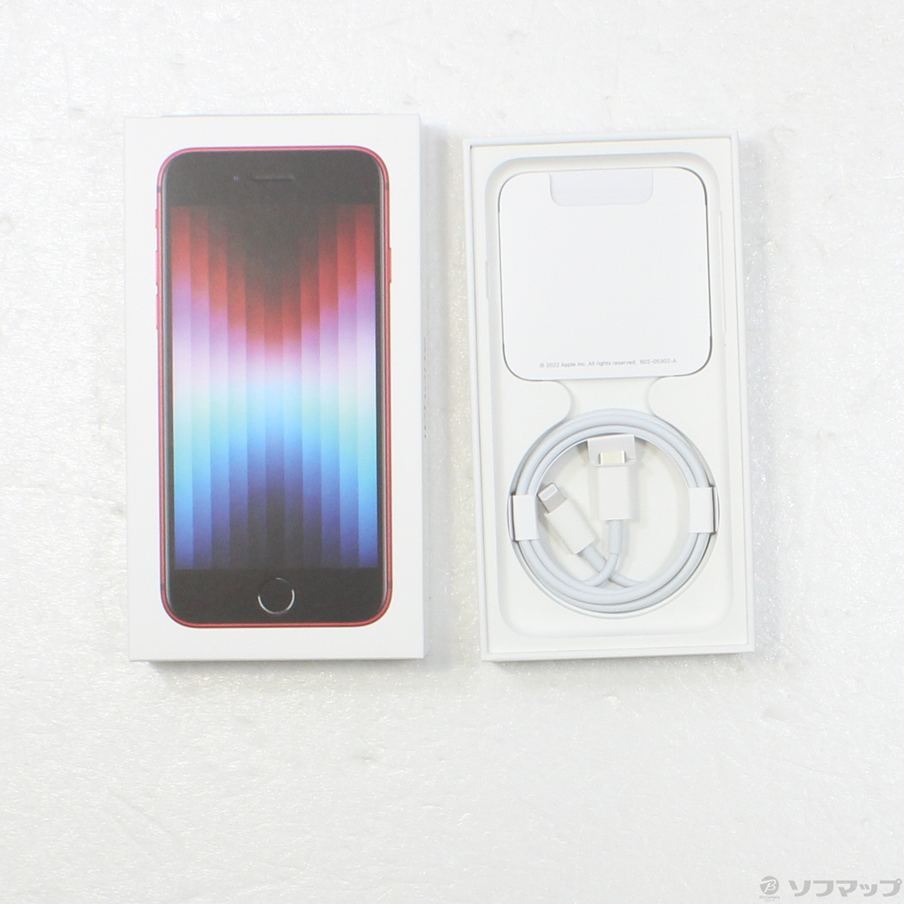 中古】iPhone SE 第3世代 64GB プロダクトレッド MMYE3J／A au ◇11/02