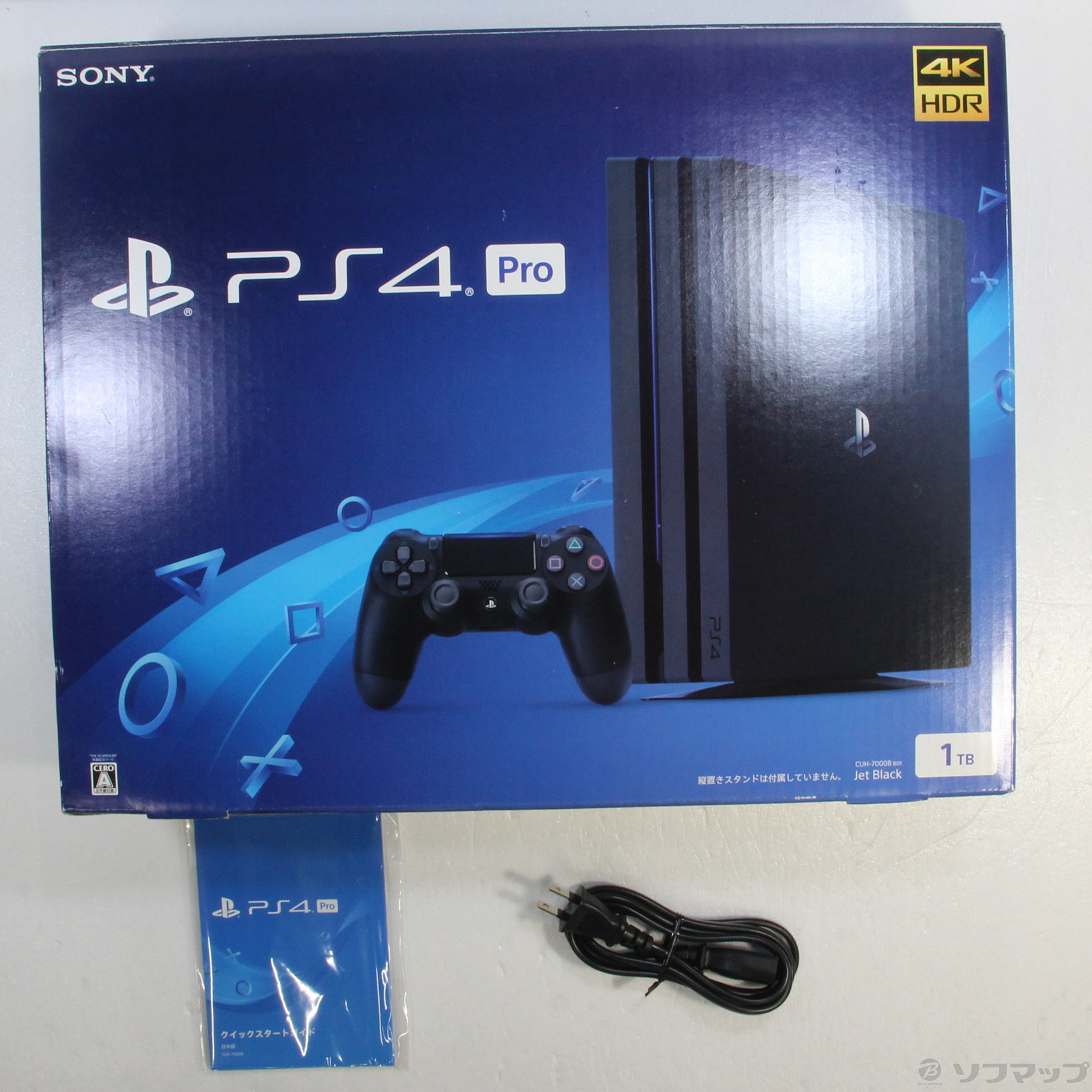 中古】PlayStation 4 Pro ジェットブラック 1TB CUH-7000BB ◇11/21(月