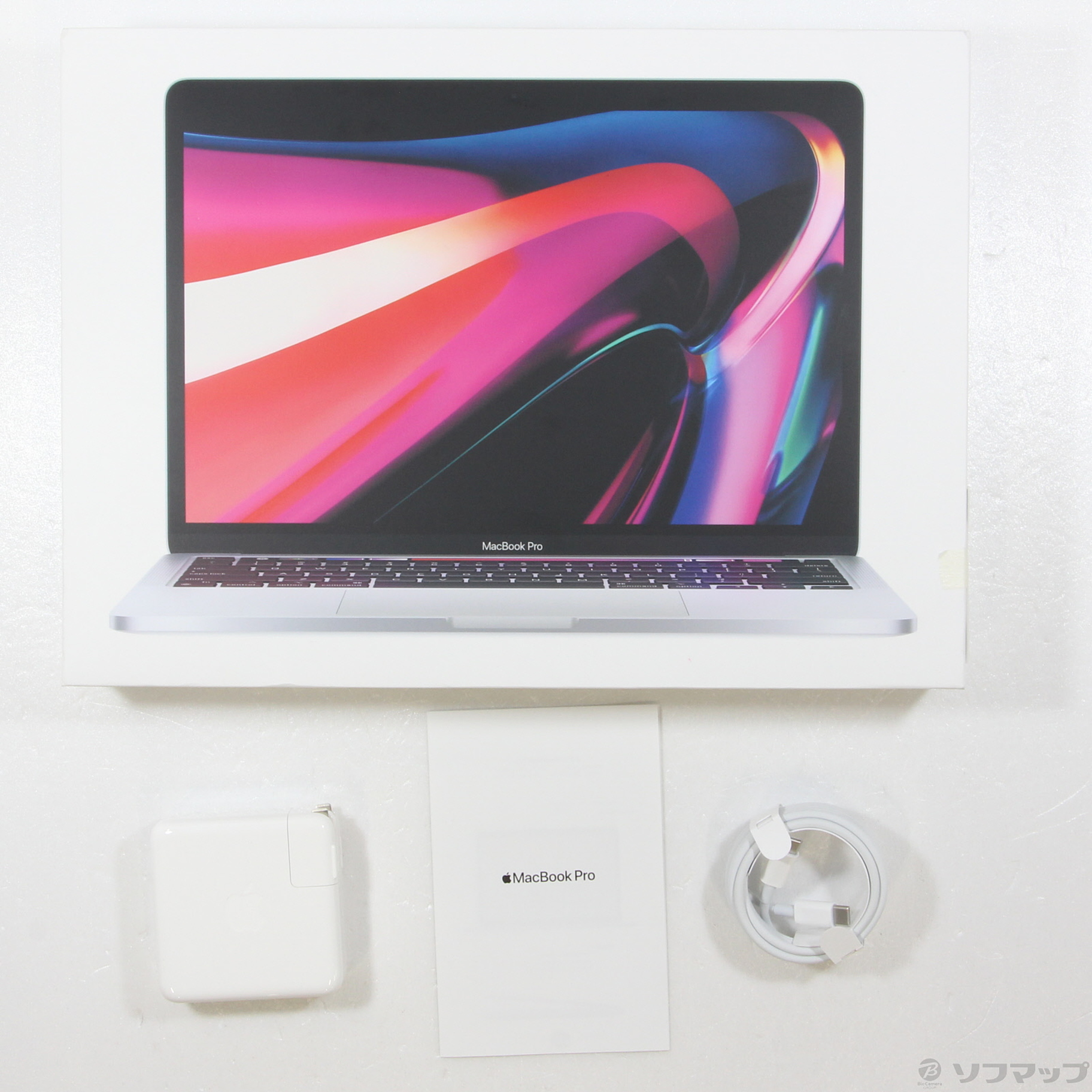 〔展示品〕 MacBook Pro 13.3-inch Late 2020 MYDA2J／A Apple M1 8コアCPU_8コアGPU 8GB  SSD256GB シルバー 〔12.5 Monterey〕