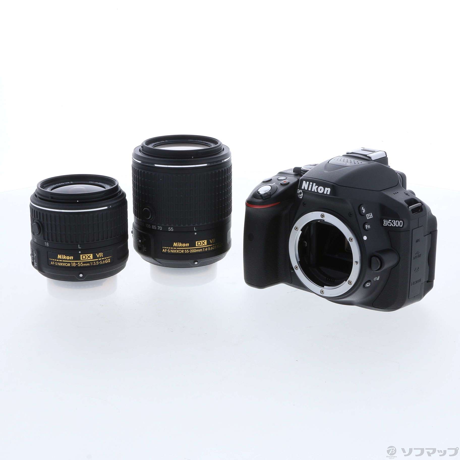 NIKON D5300 ダブルズームキット2 ブラック (2416万画素／SDXC)