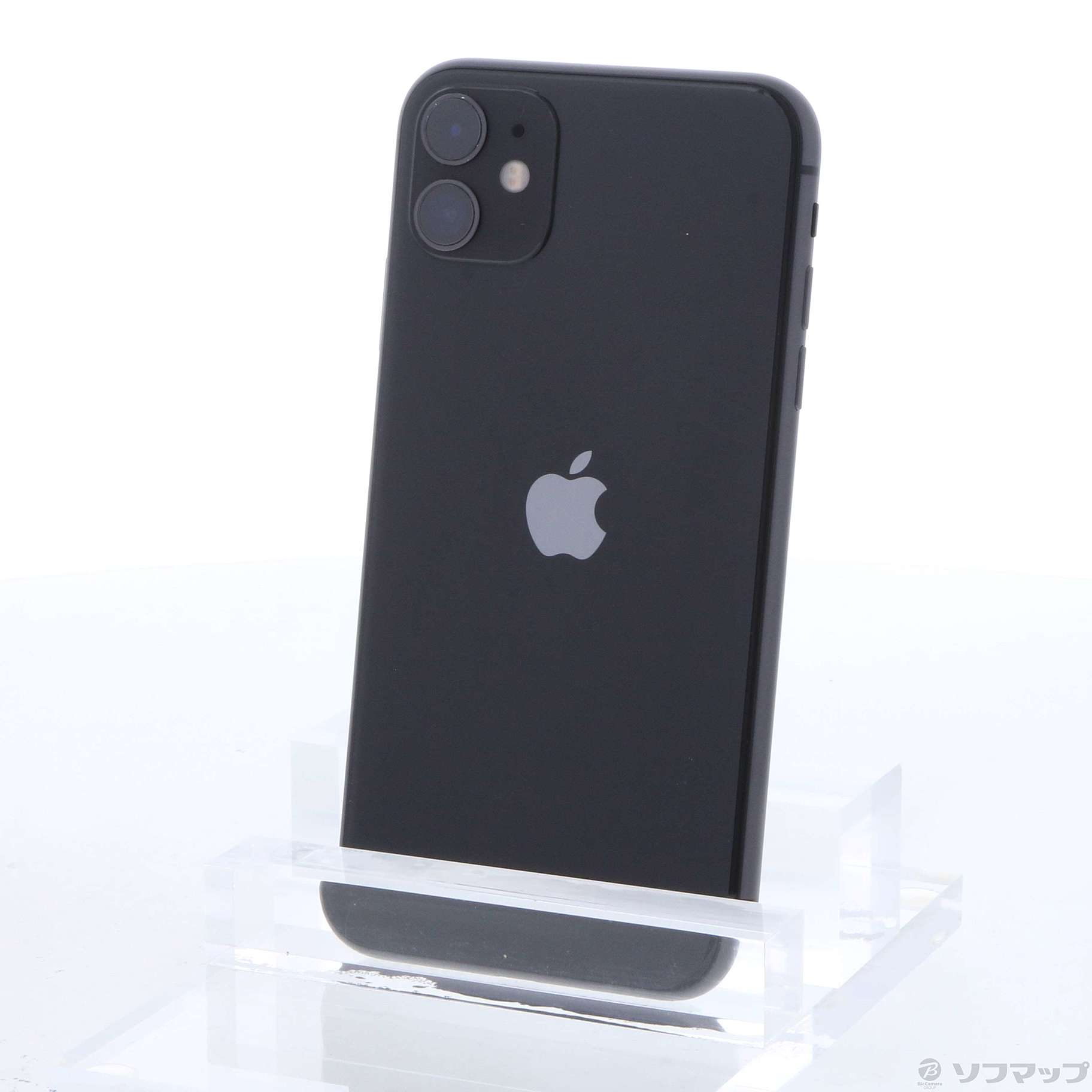 中古】iPhone11 128GB ブラック MWM02J／A SoftBank [2133042287554