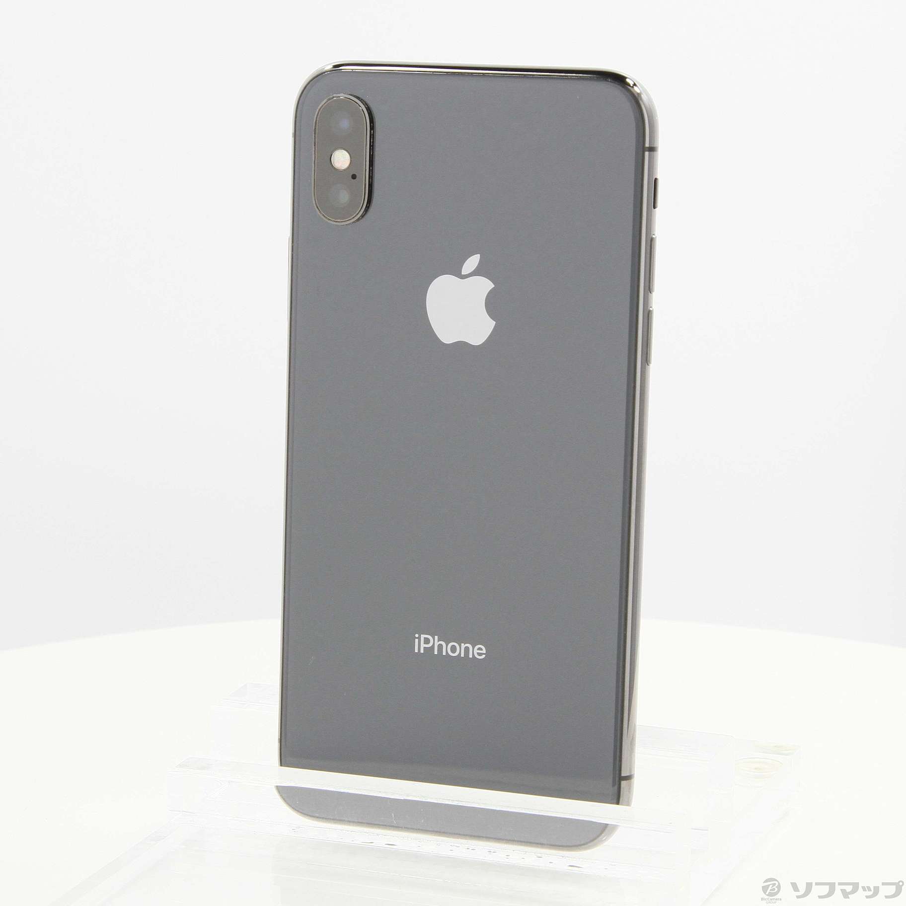 iPhoneiPhoneX 本体 スペースグレイ 64GB ドコモ ヒビ 破損あり 画面割れ