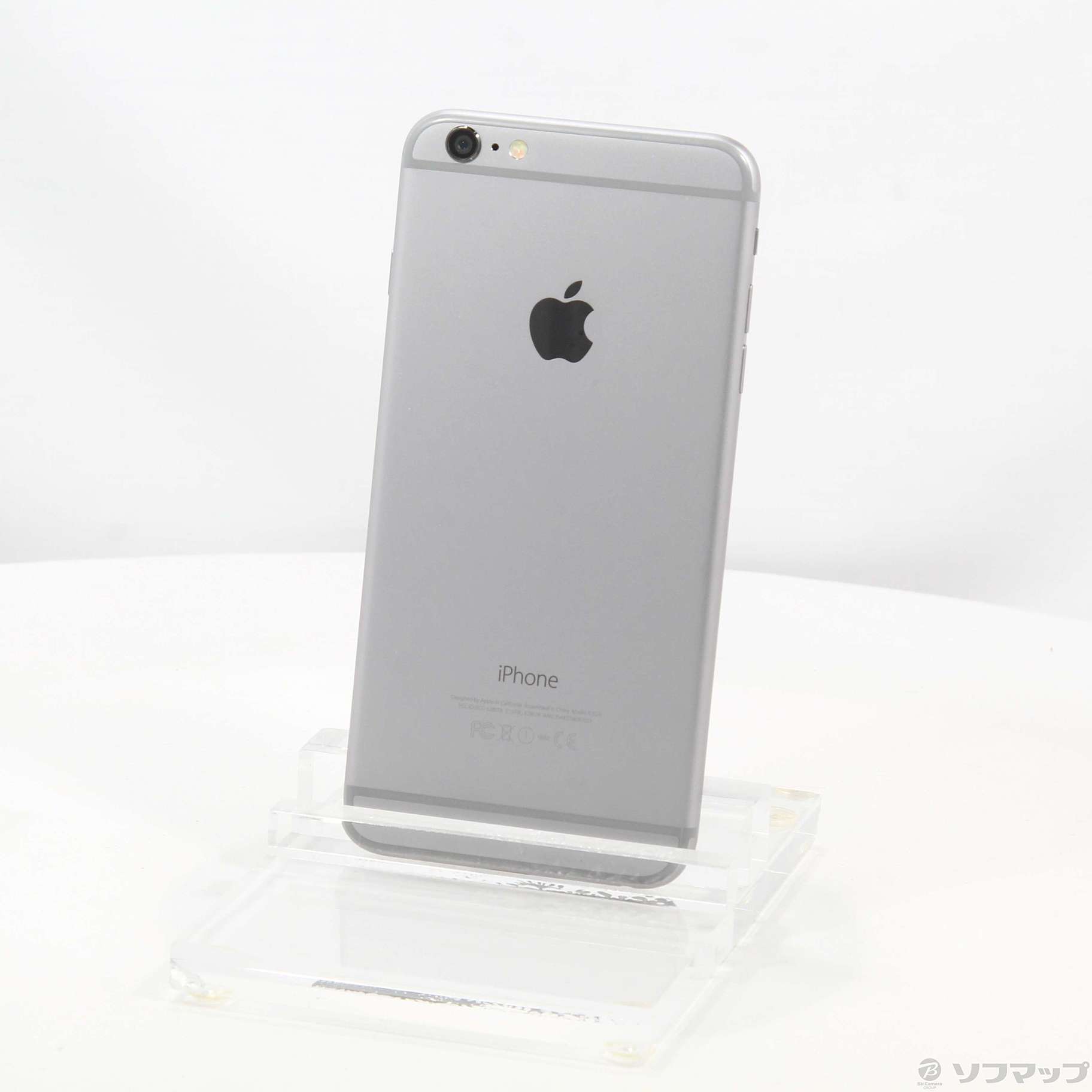 中古】iPhone6 Plus 64GB スペースグレイ MGAH2J／A SoftBank