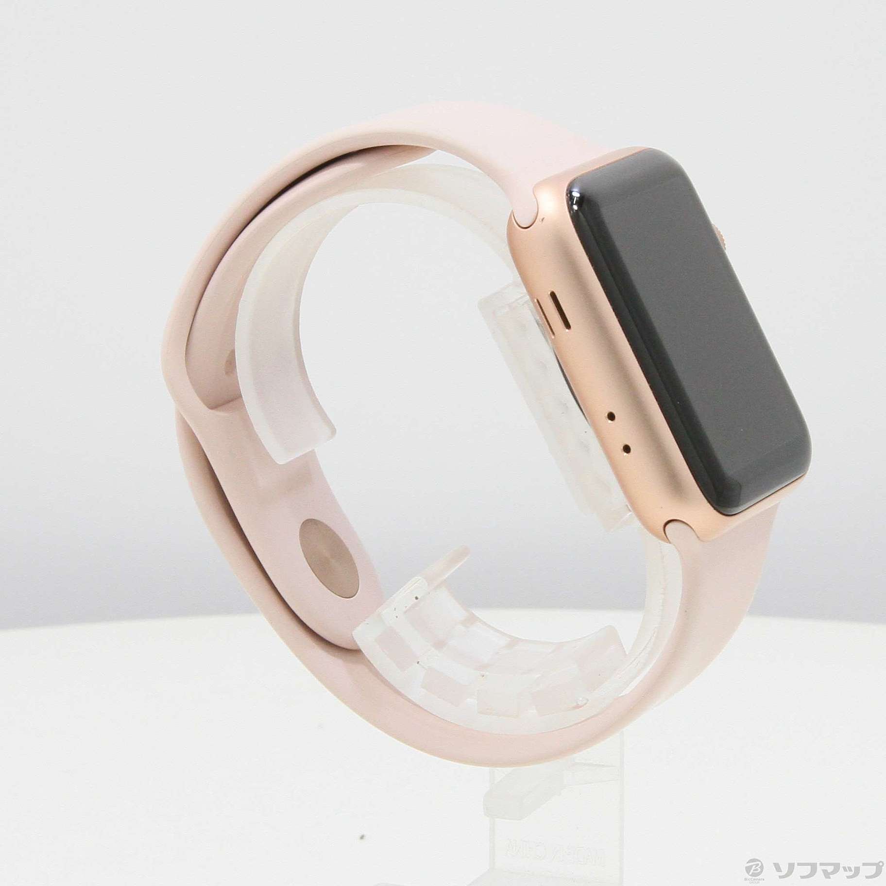 Apple Watch Series 3 GPS 42mm ゴールドアルミニウムケース ピンクサンドスポーツバンド