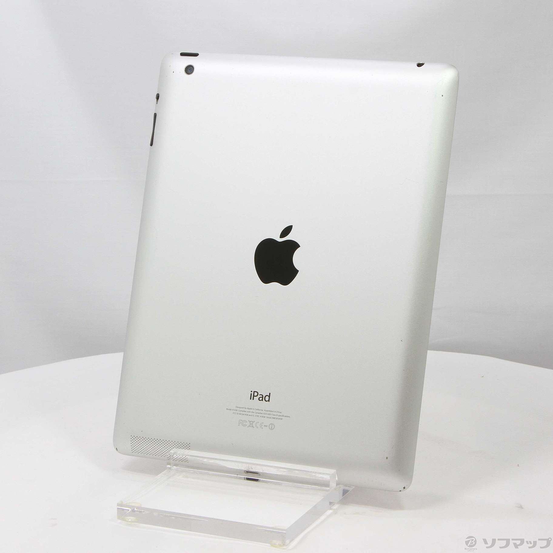 アップル iPad 第4世代 WiFi 64GB ホワイト500万画素本体横幅