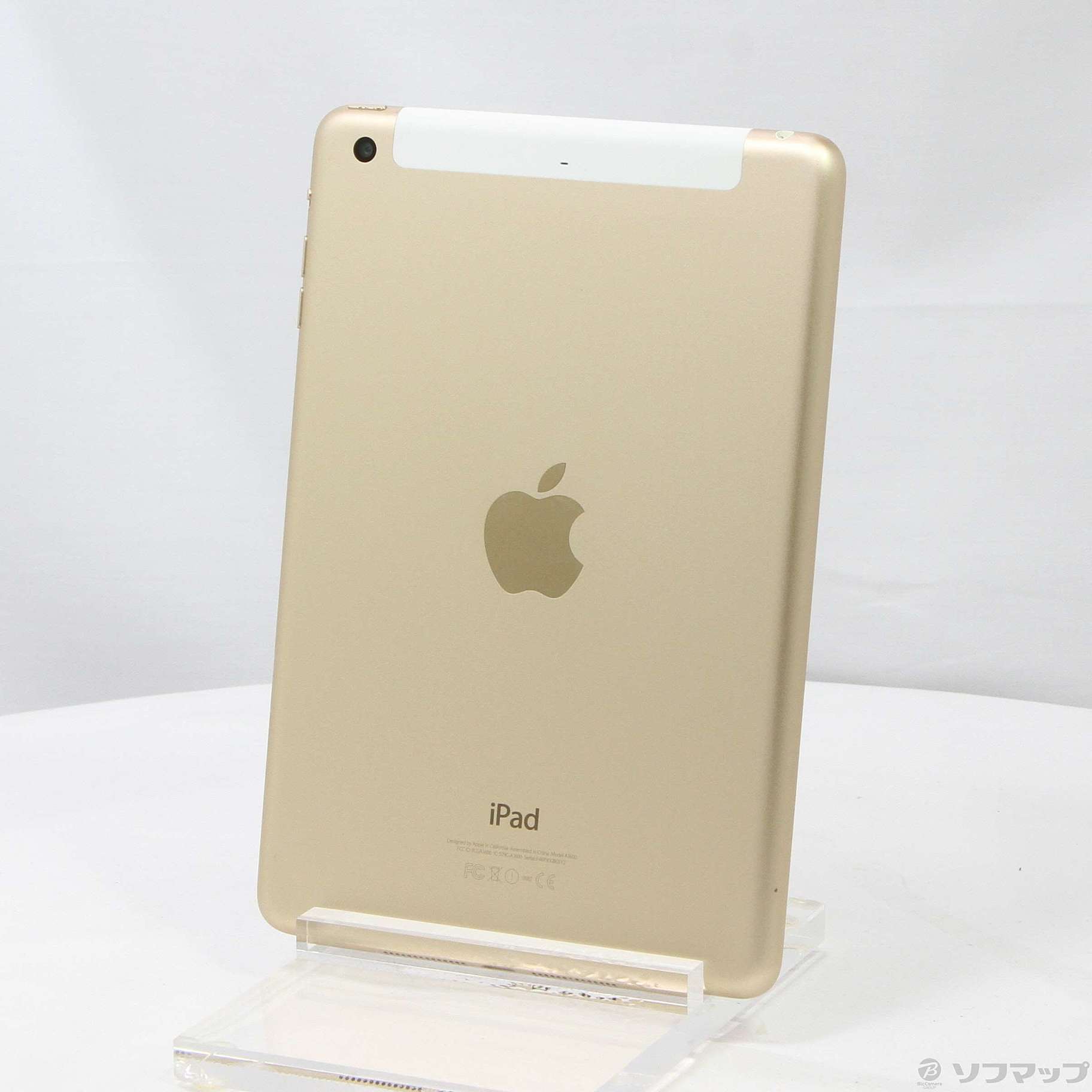 中古】iPad mini 3 16GB ゴールド MGYR2J／A SoftBank [2133042353105