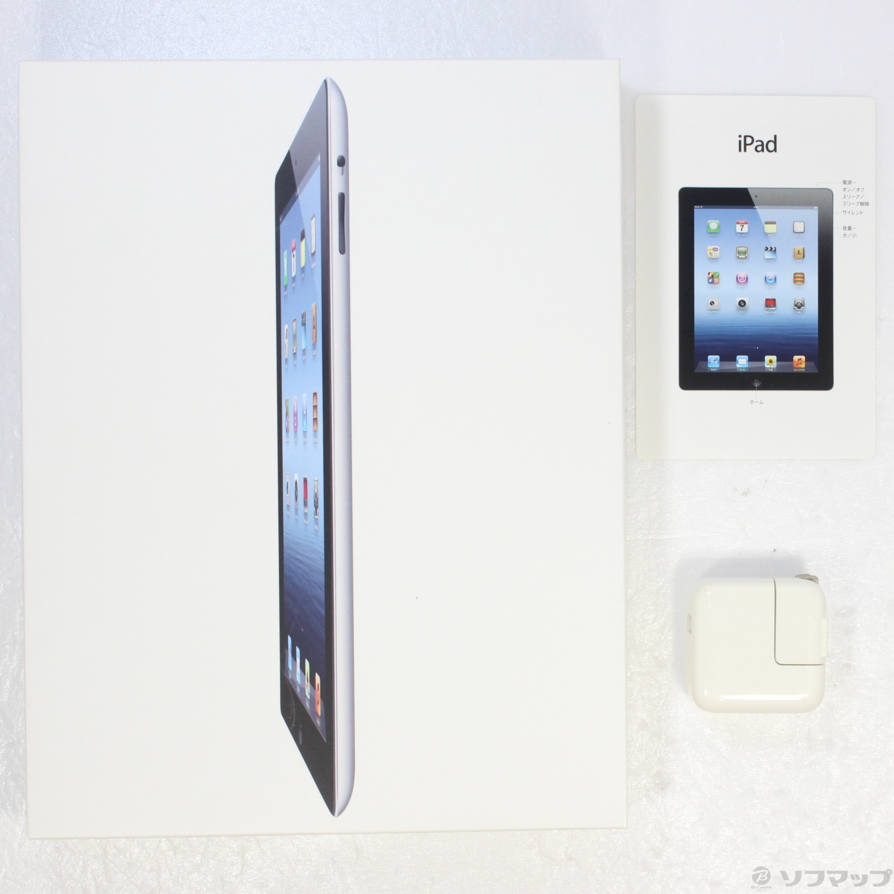 中古】iPad 第3世代 32GB ブラック MC706J／A Wi-Fi [2133042353334