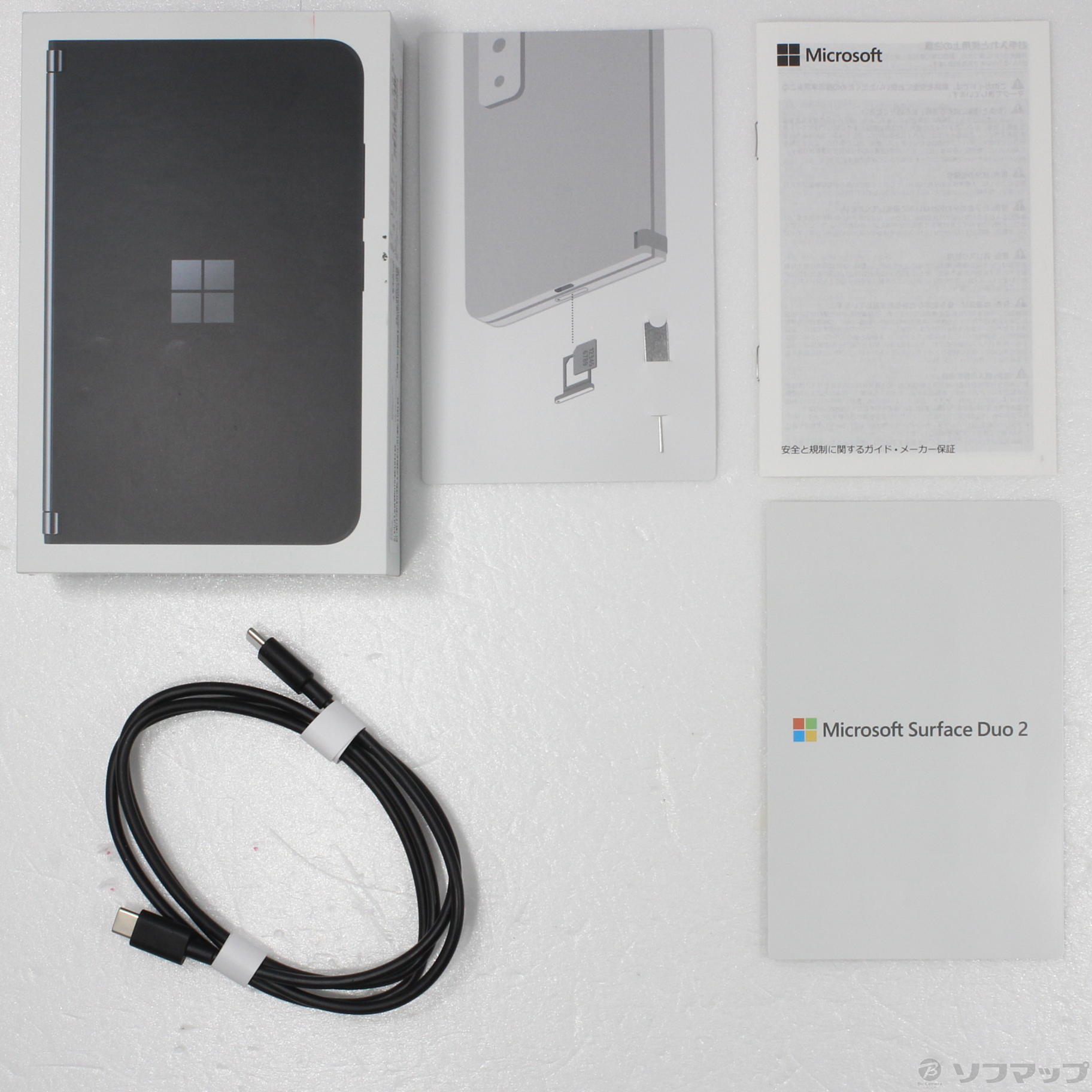 中古】Surface Duo 2 256GB オブシディアン 9BX-00011 SIMフリー ◇10