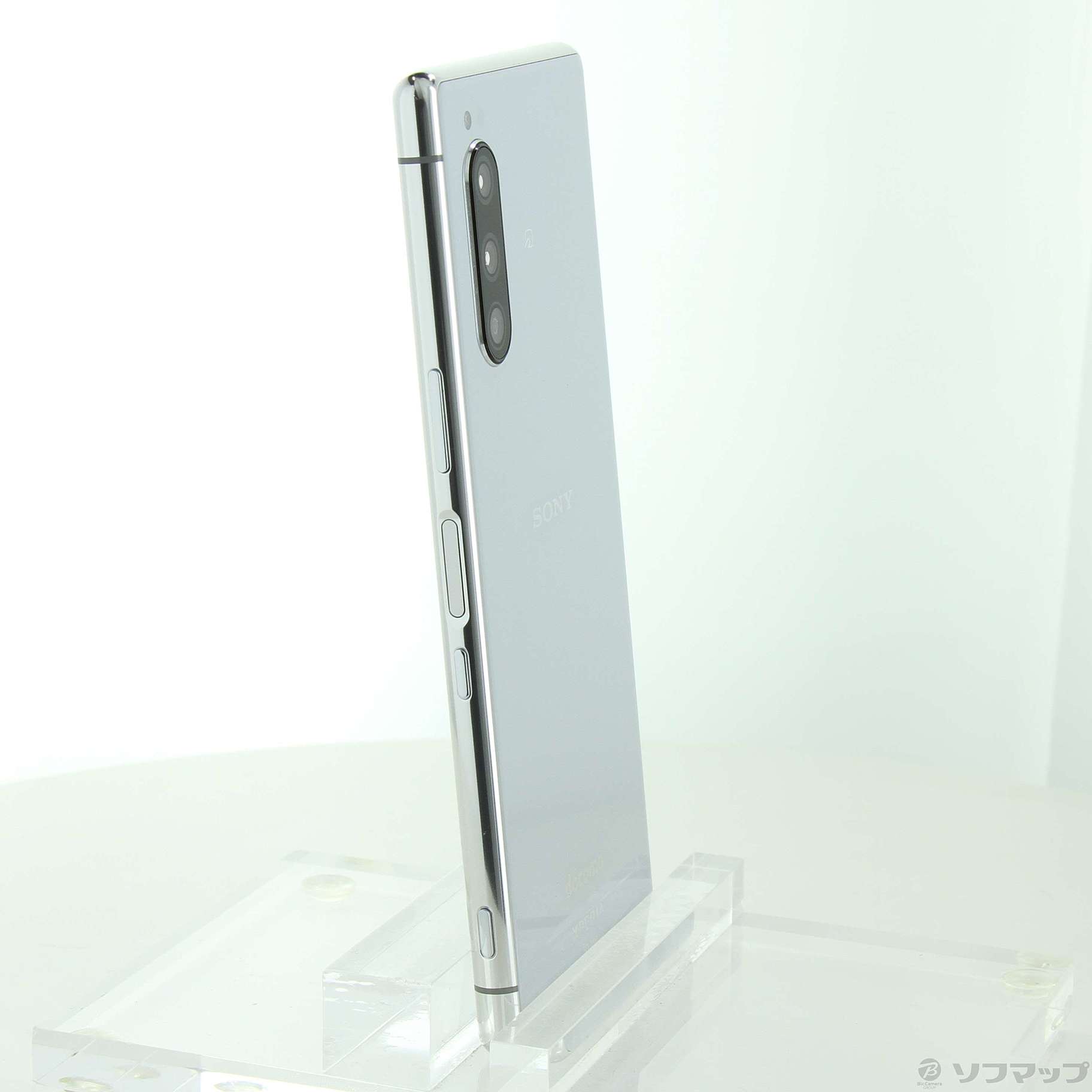 中古】Xperia 5 64GB グレー SO-01M docomoロック解除SIMフリー