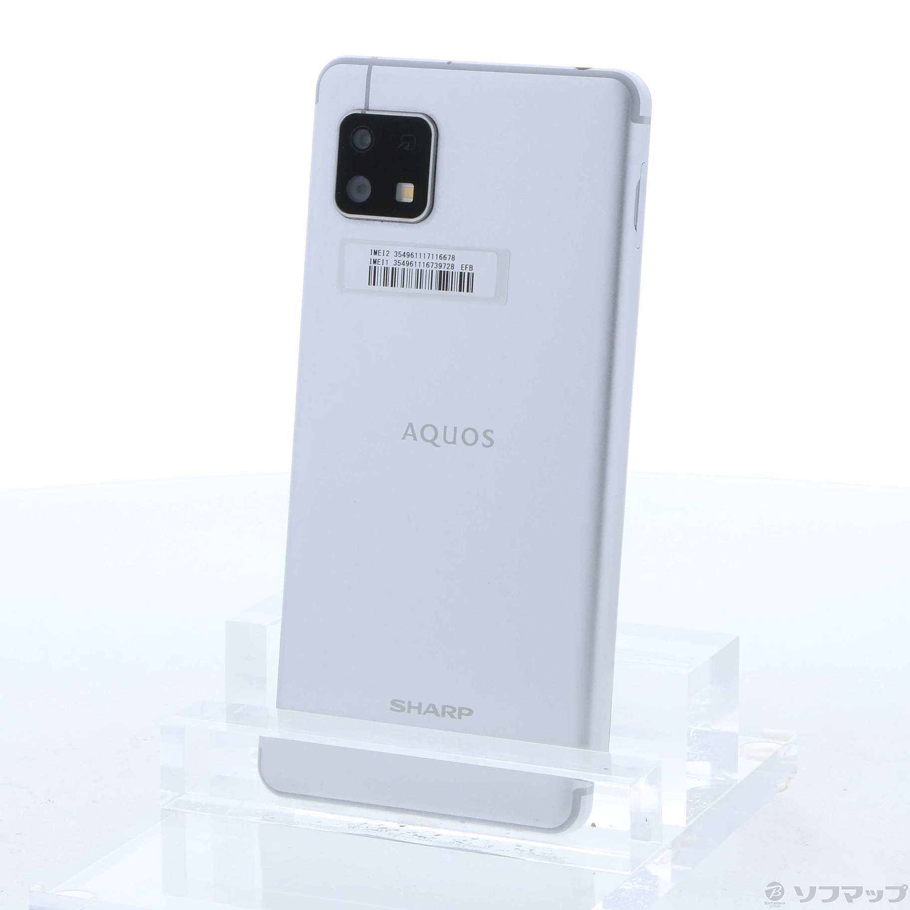 中古】AQUOS sense4 lite 64GB シルバー SH-RM15 SIMフリー ...