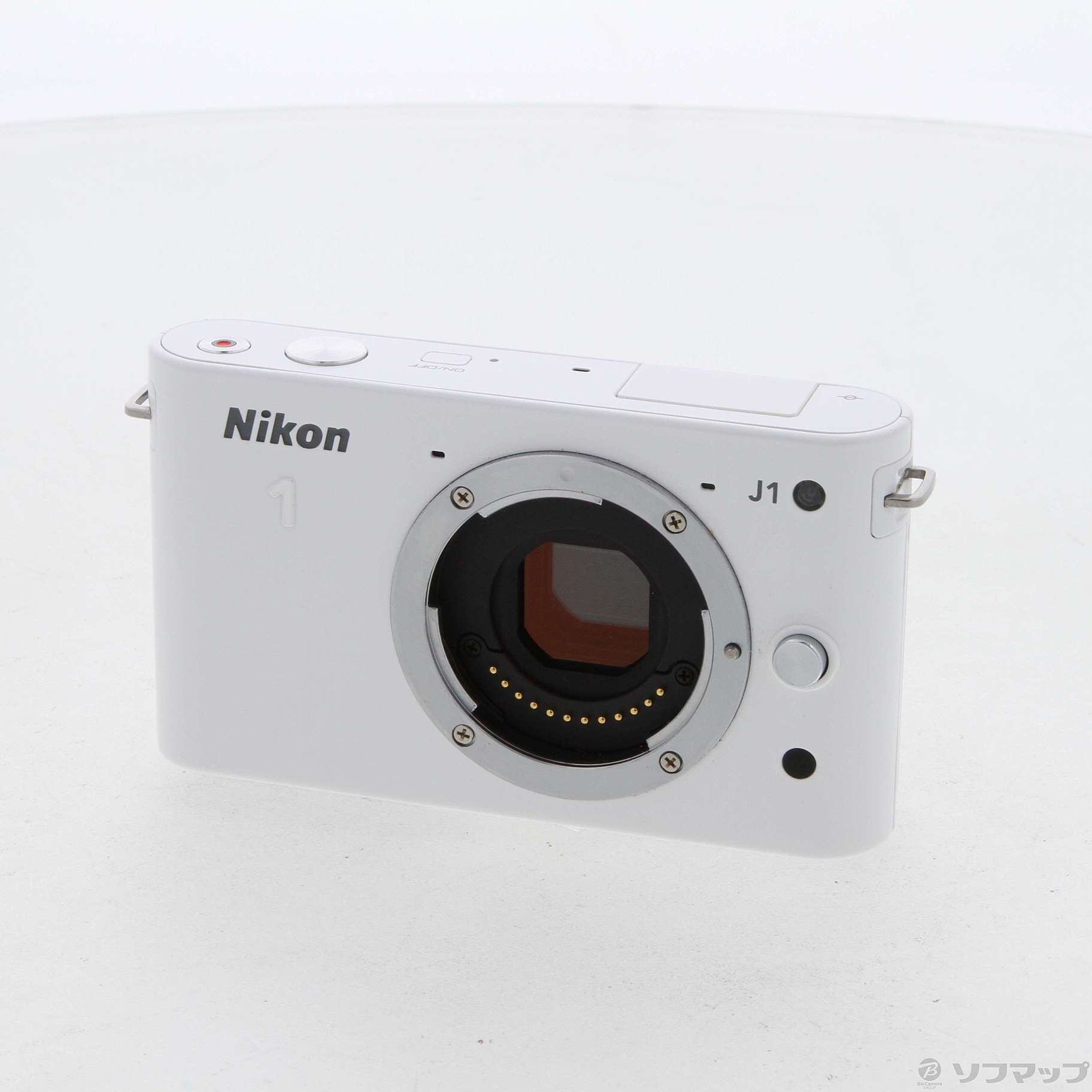 中古】Nikon 1 J1 ボディ (1010万画素／ホワイト) [2133042415179