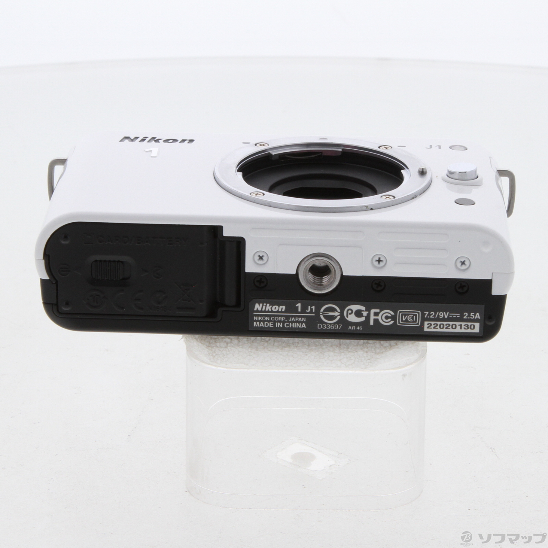 中古】Nikon 1 J1 ボディ (1010万画素／ホワイト) [2133042415179