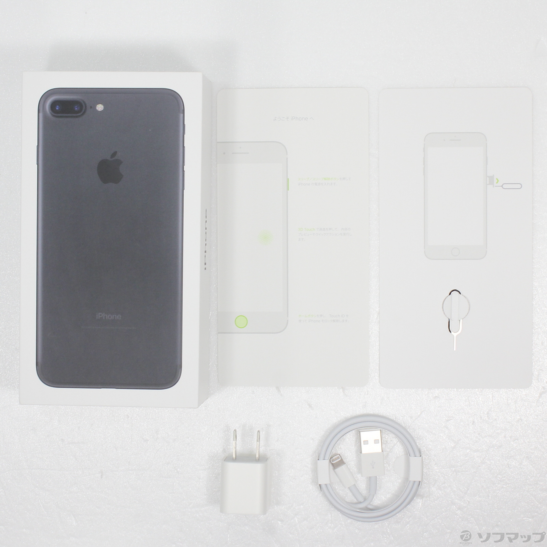 中古】iPhone7 Plus 128GB ブラック MN6F2J／A SIMフリー