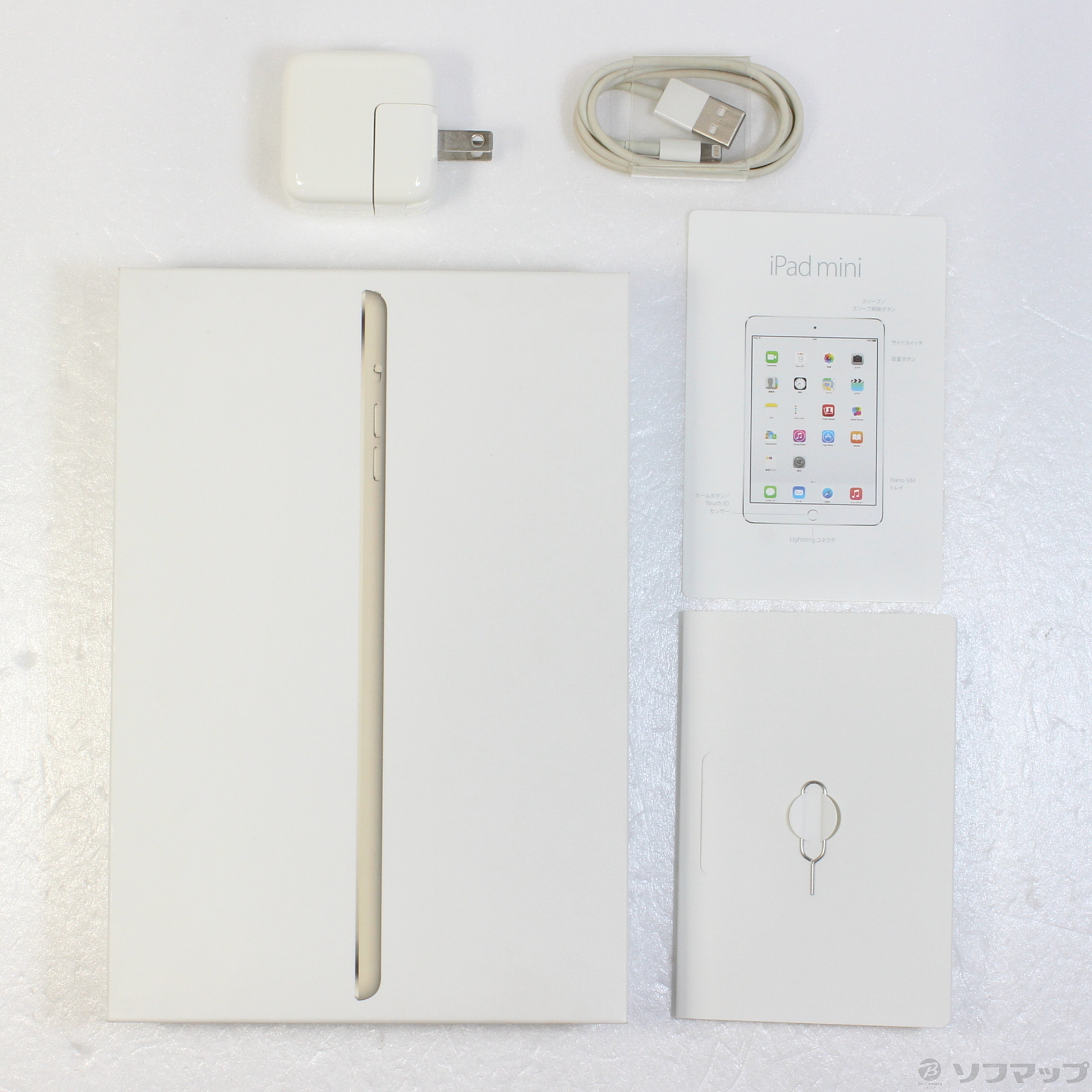 中古】iPad mini 3 128GB ゴールド MGYU2J／A docomo [2133042430585