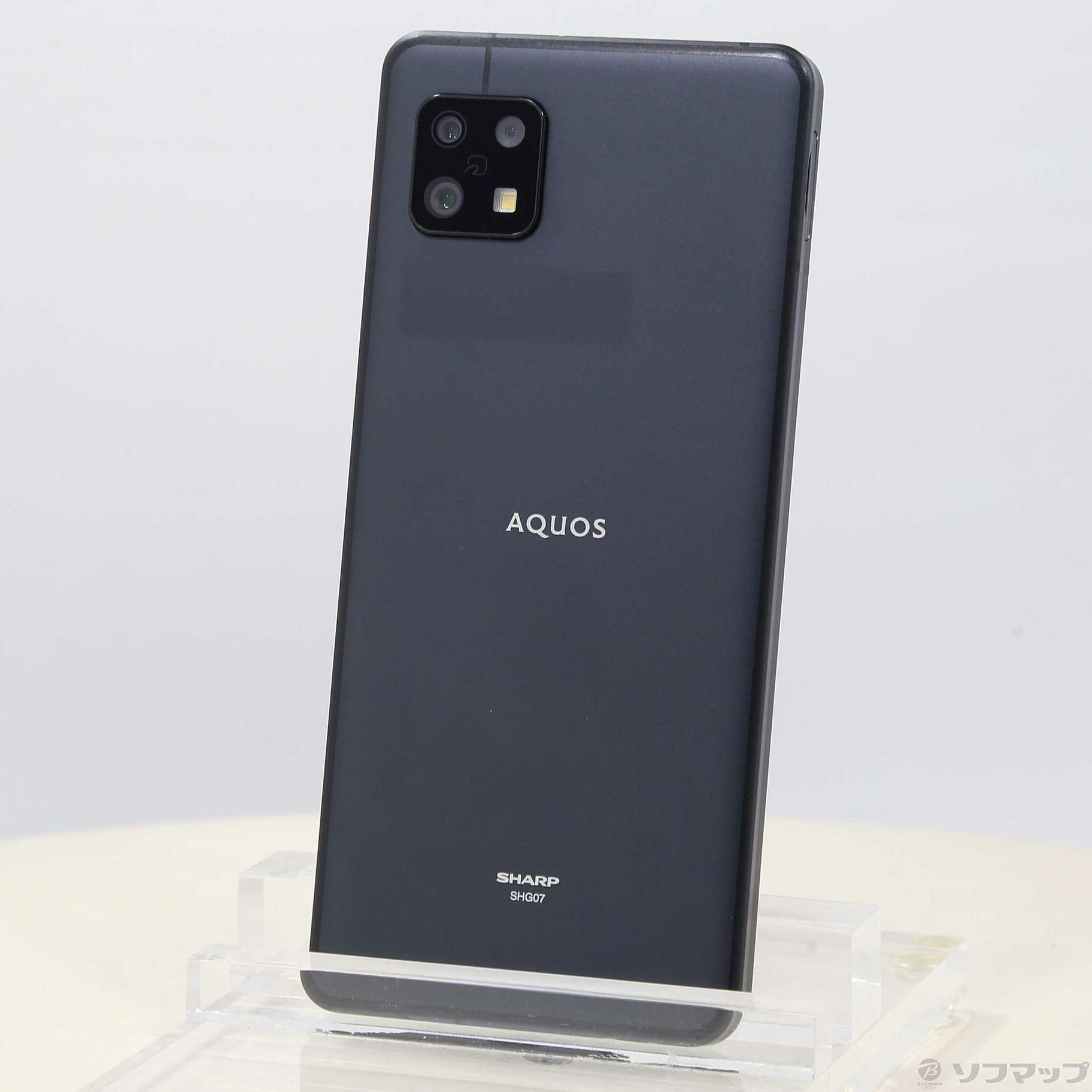 シャープ AQUOS sense6s 5G ブラック SIMフリースマートフォン・携帯電話