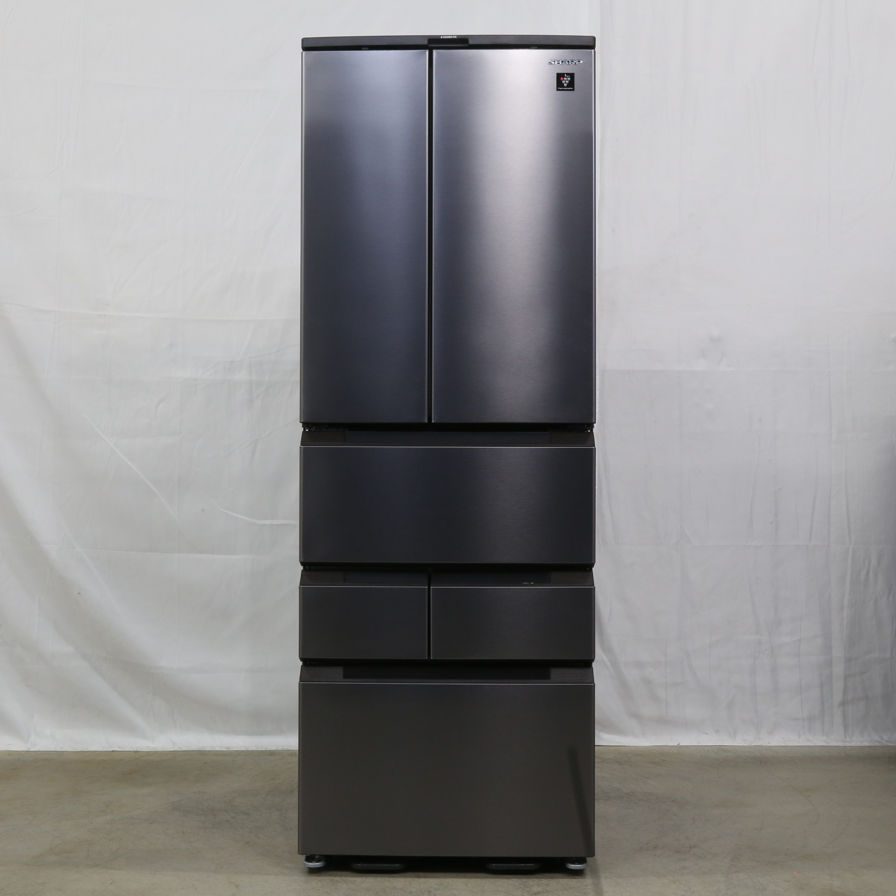 中古】〔展示品〕 冷蔵庫 ラスティックダークメタル SJ-MF50J-H ［6 