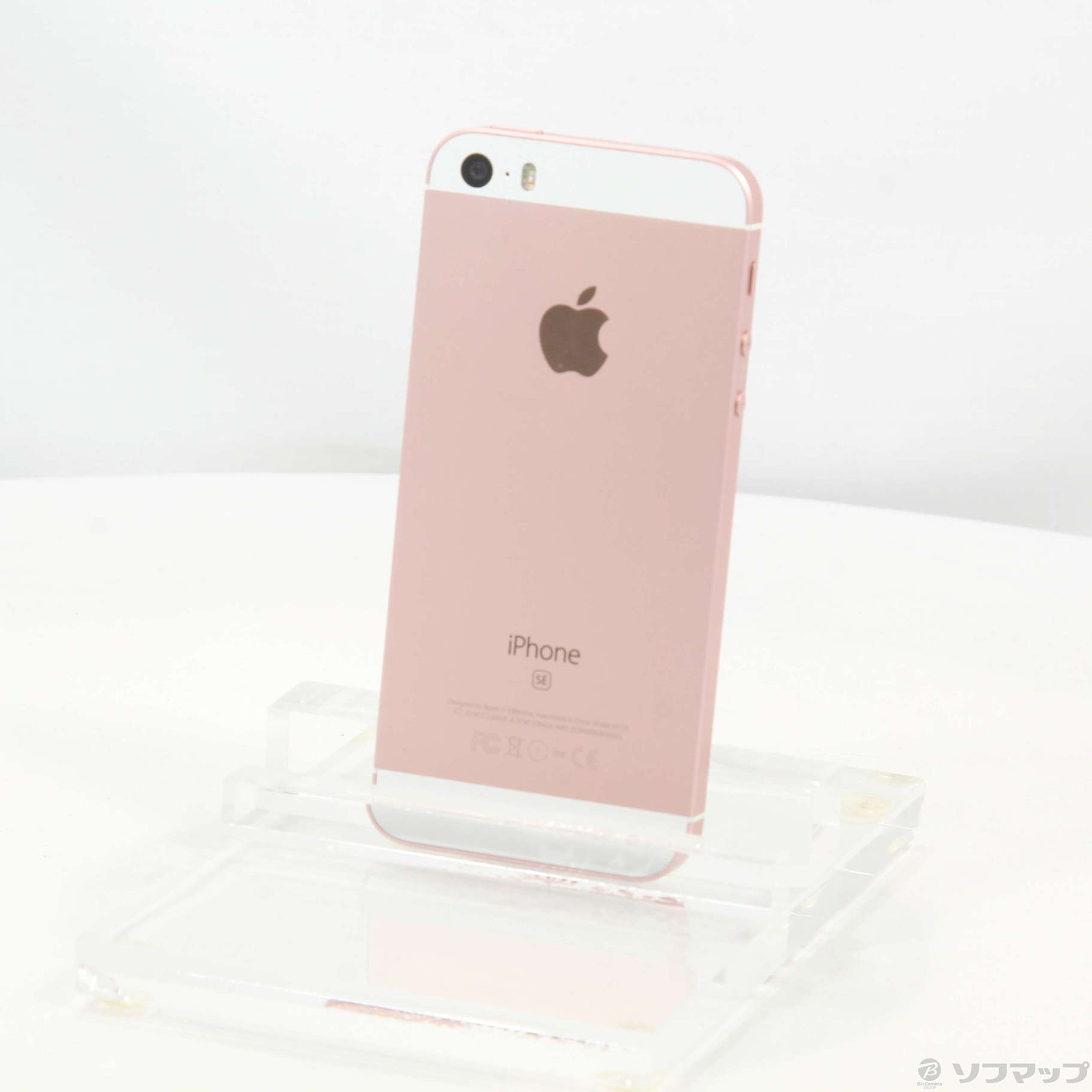 (中古)Apple iPhone SE 128GB ローズゴールド MP892J/A SIMフリー(198-ud)