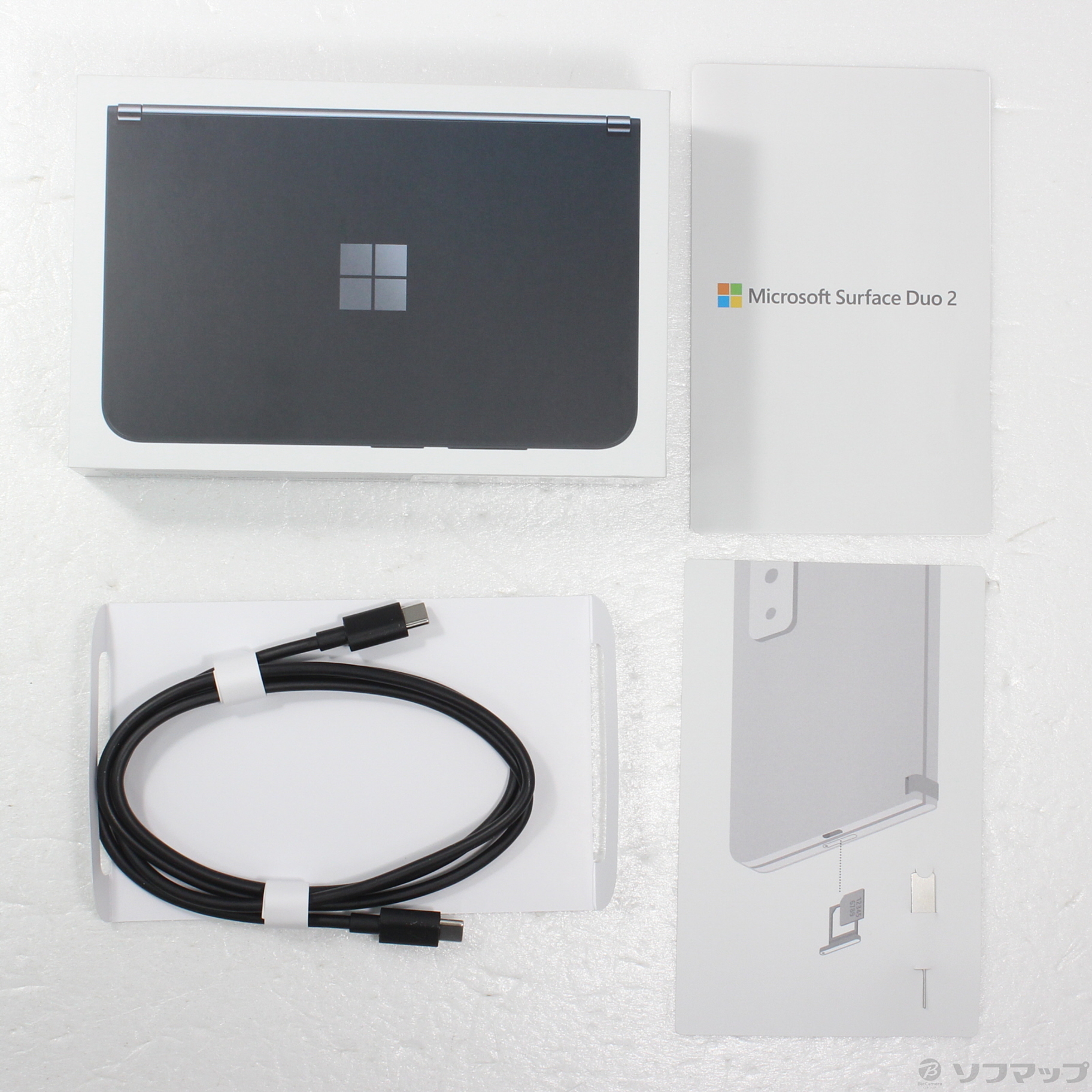 中古】Surface Duo 2 128GB オブシディアン 9BW-00011 SIMフリー ◇10
