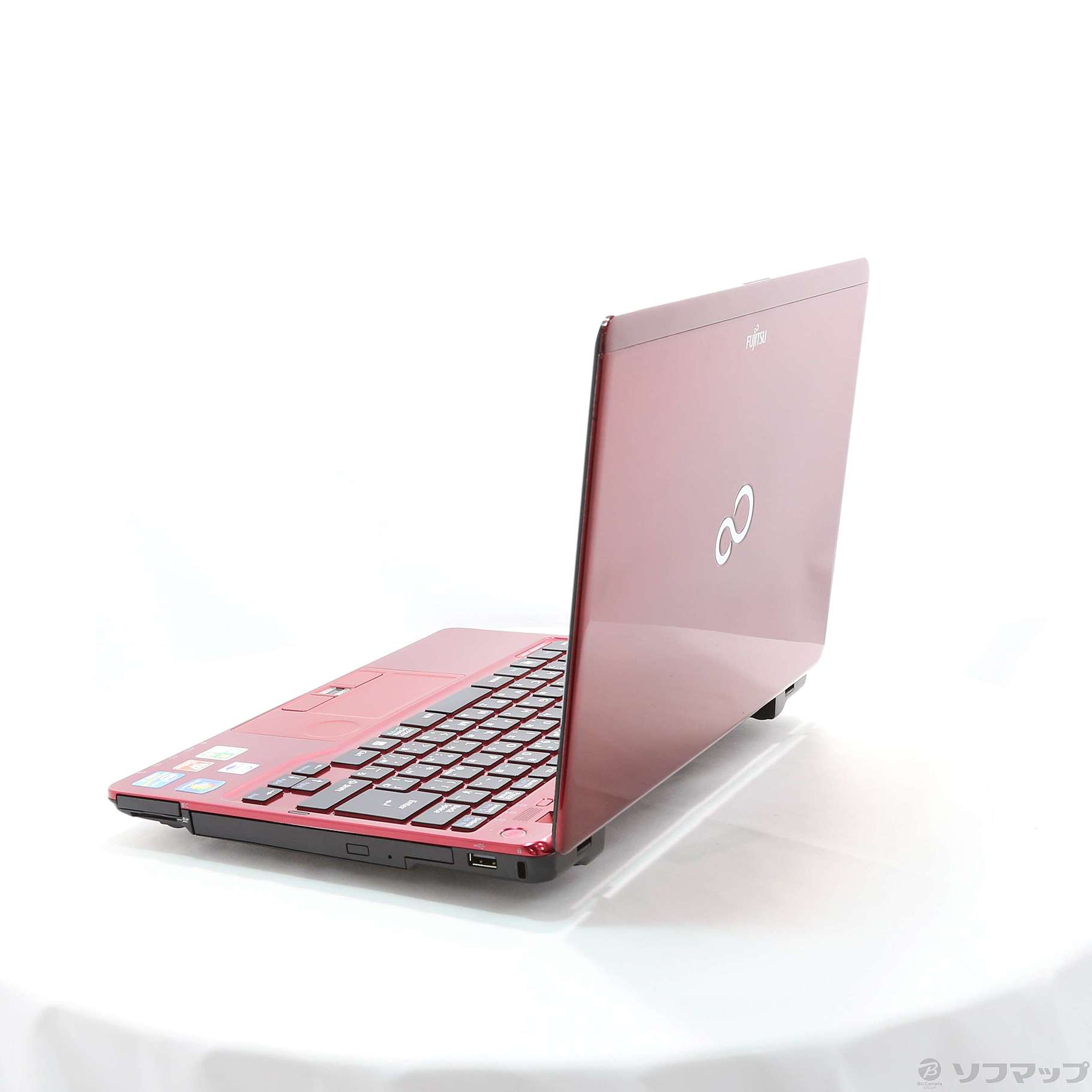 中古】格安安心パソコン LIFEBOOK SH54／G FMVS54GR ガーネットレッド 