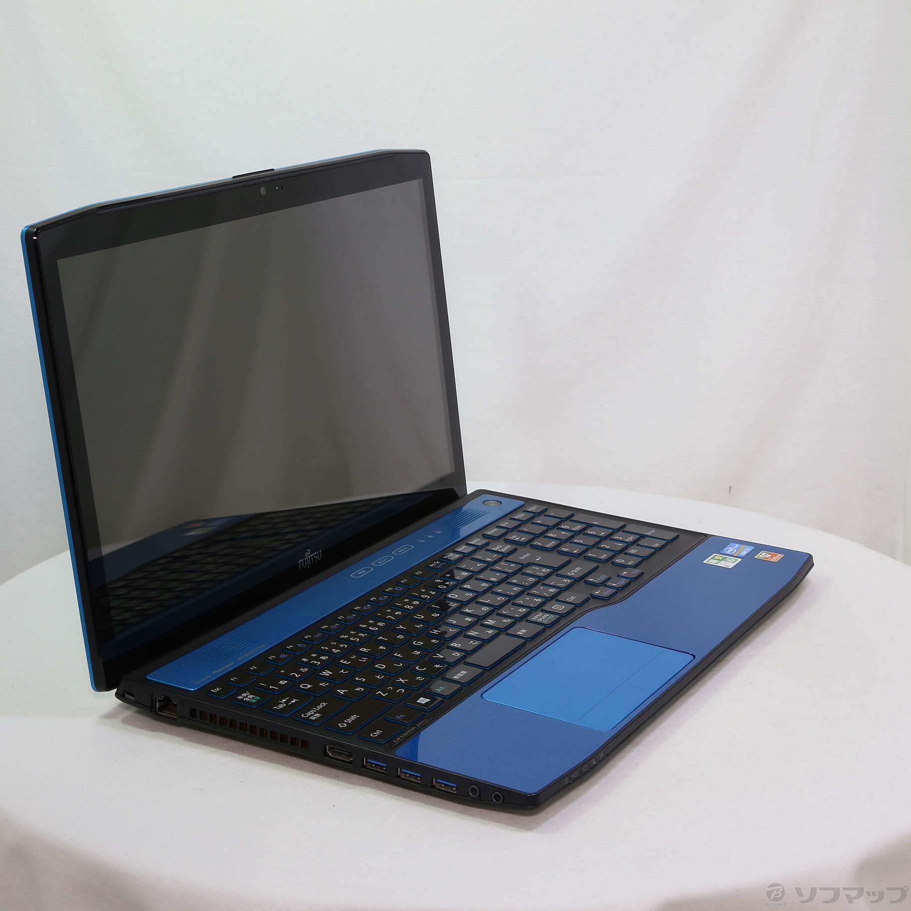 中古】格安安心パソコン LIFEBOOK AH77／J FMVA77JLY アクアブルー