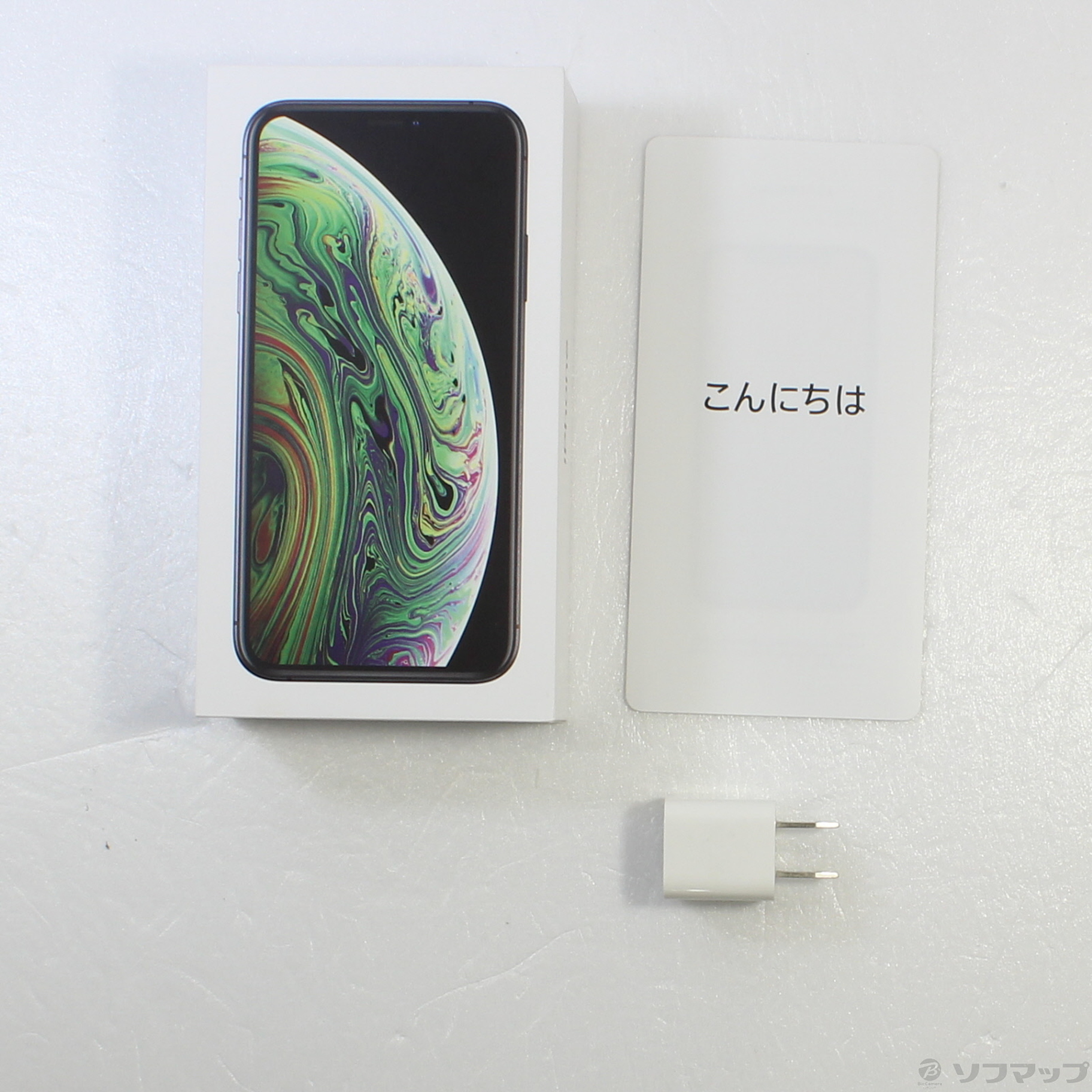 中古】iPhoneXS 64GB スペースグレイ MTAW2J／A SIMフリー