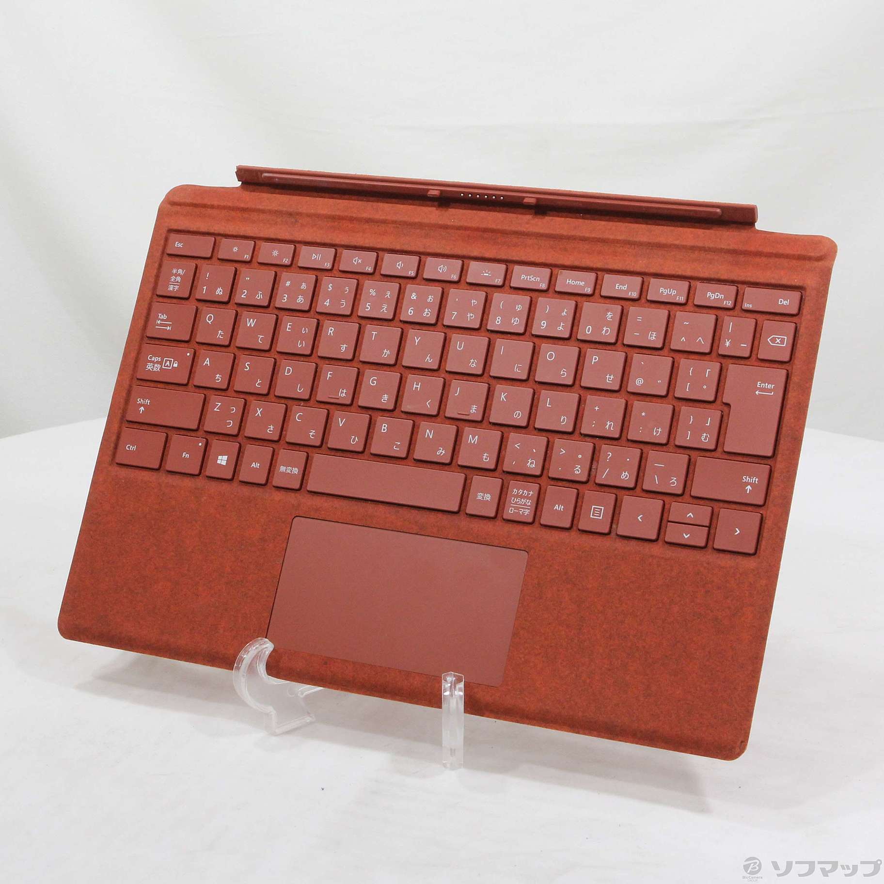 中古】Surface Pro Signature タイプカバー ポピーレッド FFP-00119