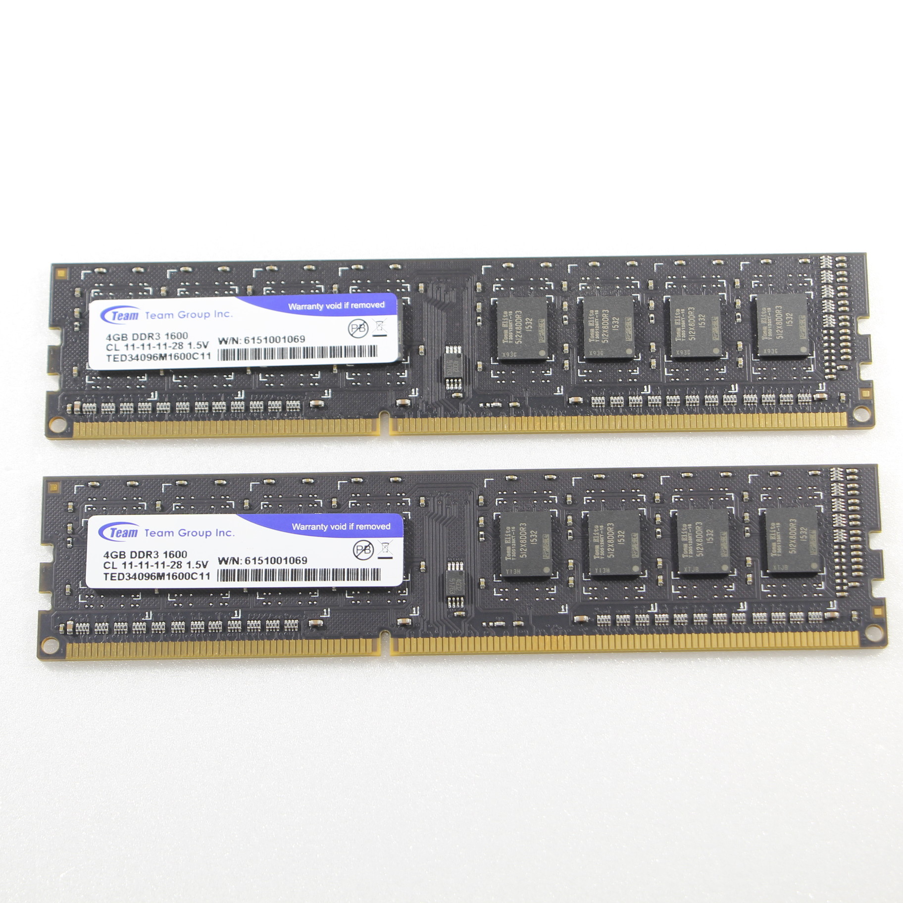 デスクPCメモリ 240P DDR3 4GB×2枚組 PC3-12800 DDR3-1600