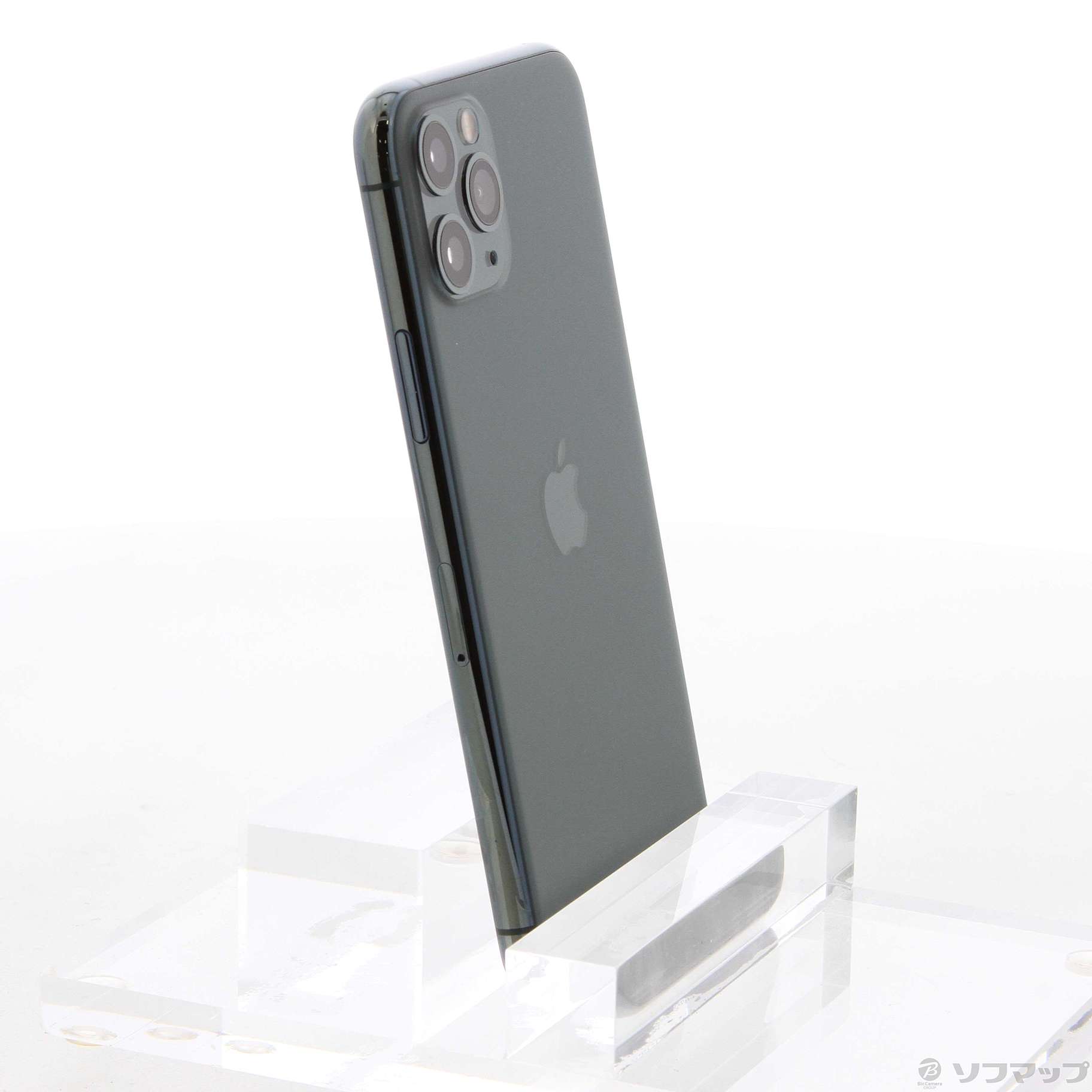 中古】iPhone11 Pro 256GB ミッドナイトグリーン MWCC2J／A SoftBank