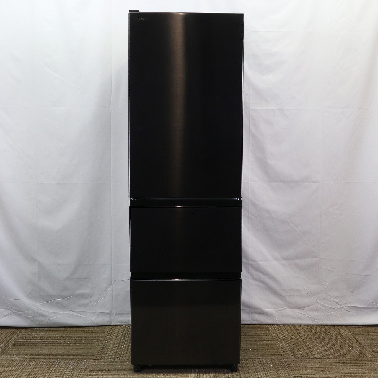 HITACHI冷蔵庫 Vタイプ R-V32RVL-K 315L 3ドア 左開き 冷蔵庫 Vタイプ ブリリアントブラック R-V32RVL-K [315L /3ドア